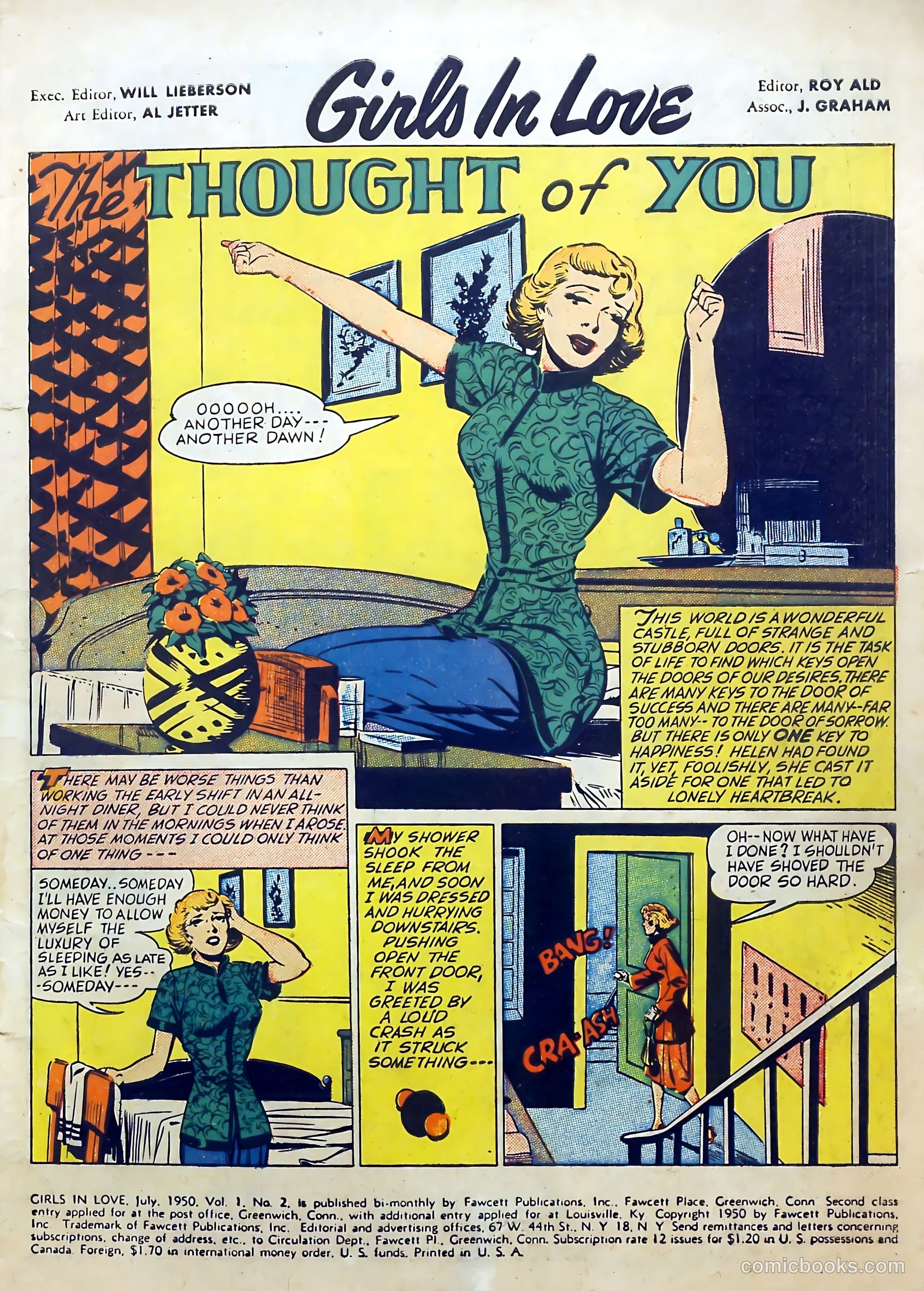 Girls in Love #2 (1950) — page 3 of 36