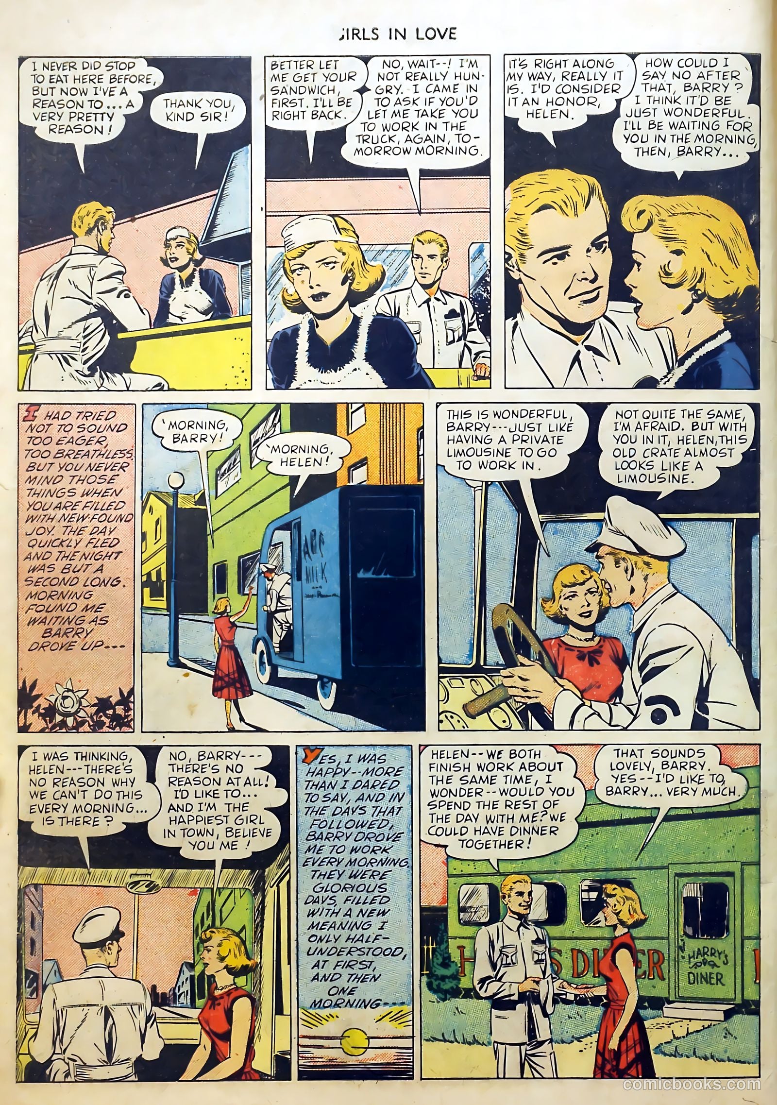 Girls in Love #2 (1950) — page 6 of 36