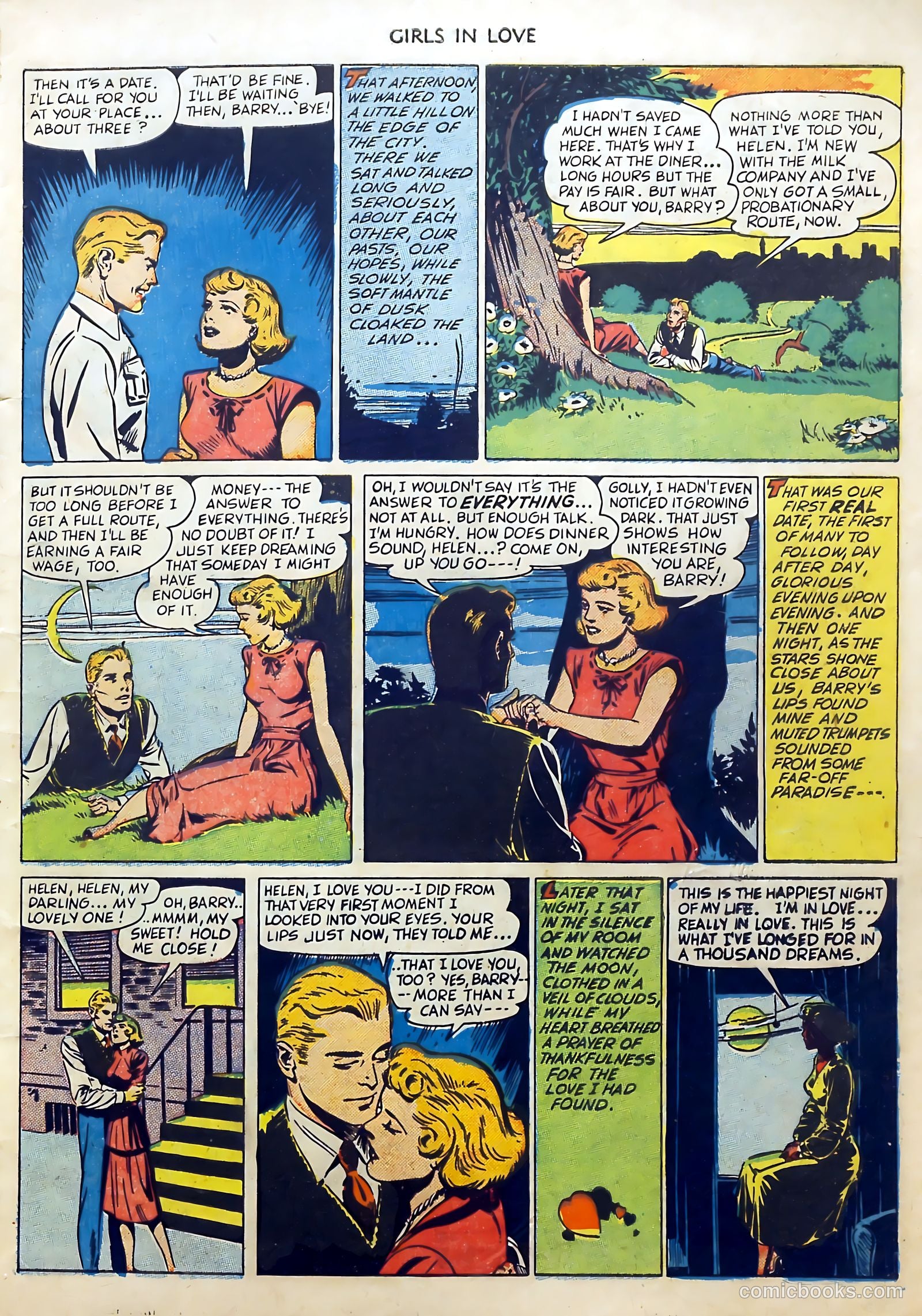 Girls in Love #2 (1950) — page 7 of 36