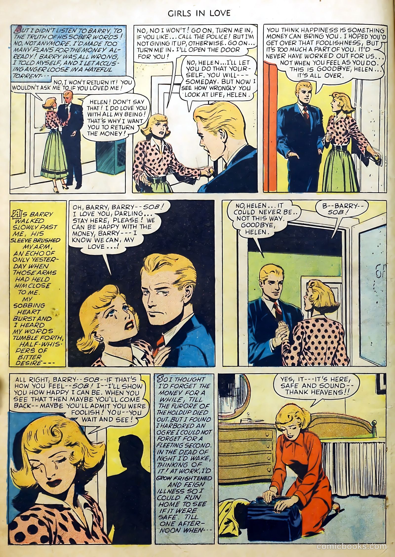 Girls in Love #2 (1950) — page 12 of 36