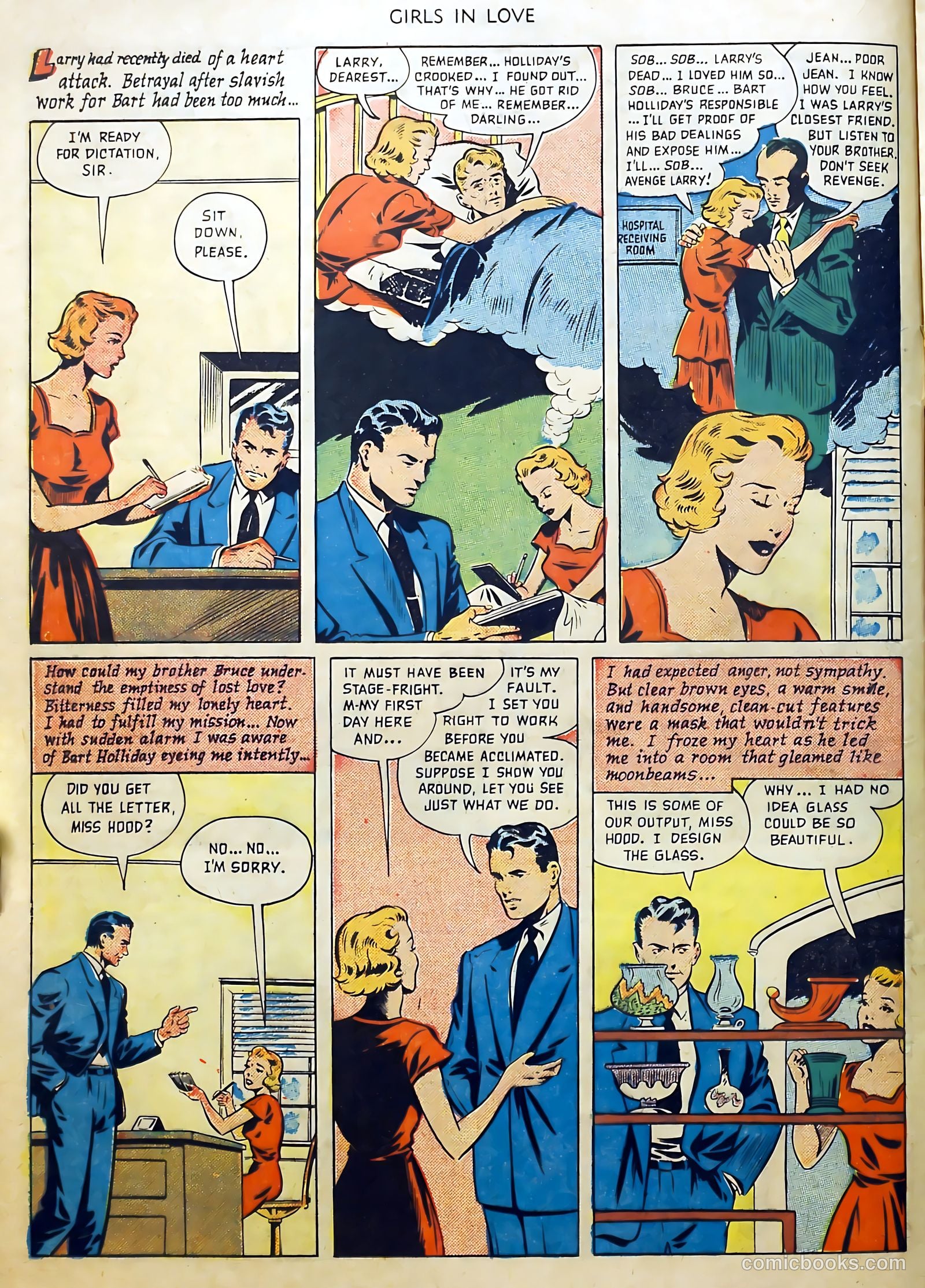Girls in Love #2 (1950) — page 16 of 36