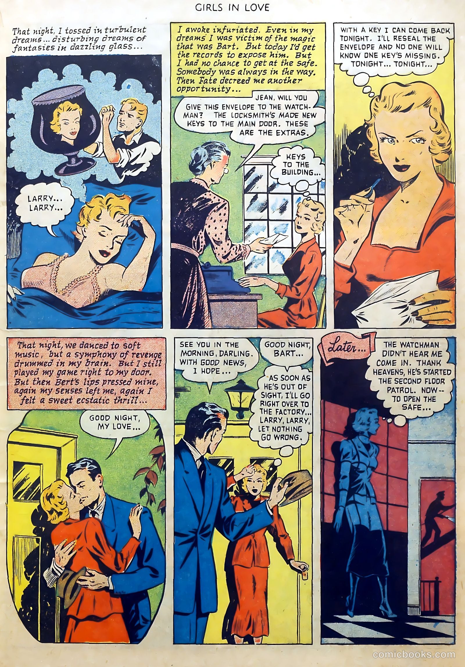 Girls in Love #2 (1950) — page 21 of 36
