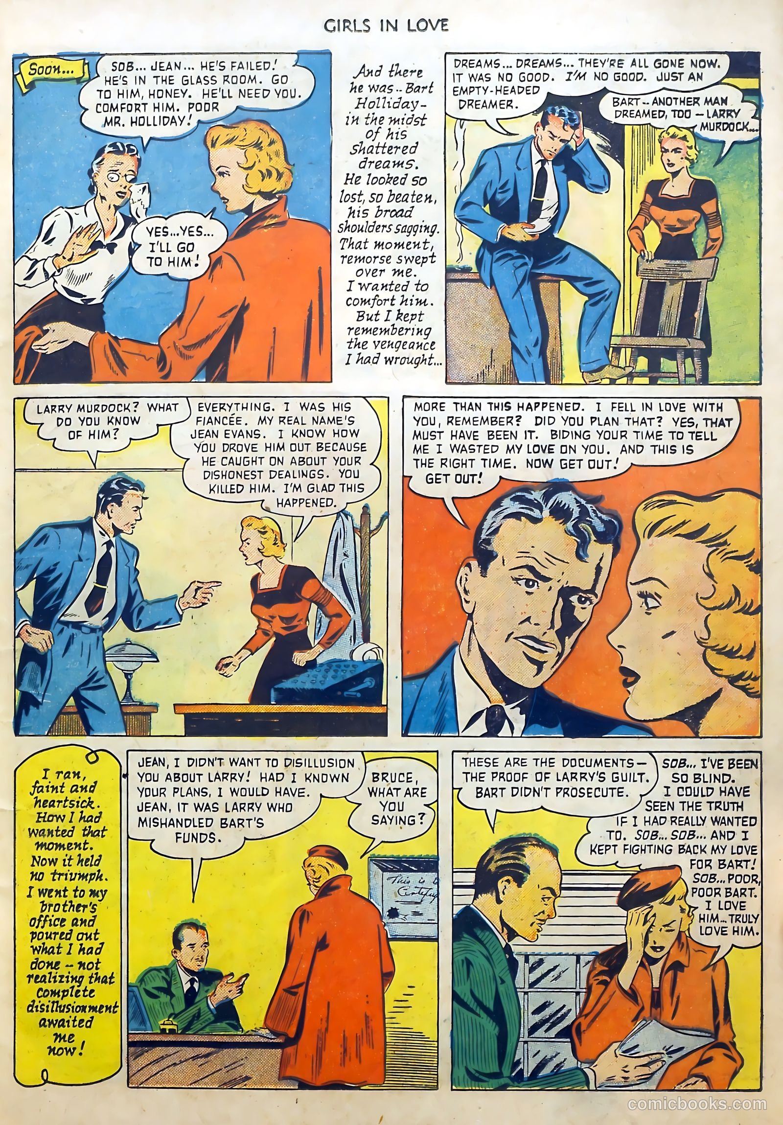 Girls in Love #2 (1950) — page 23 of 36