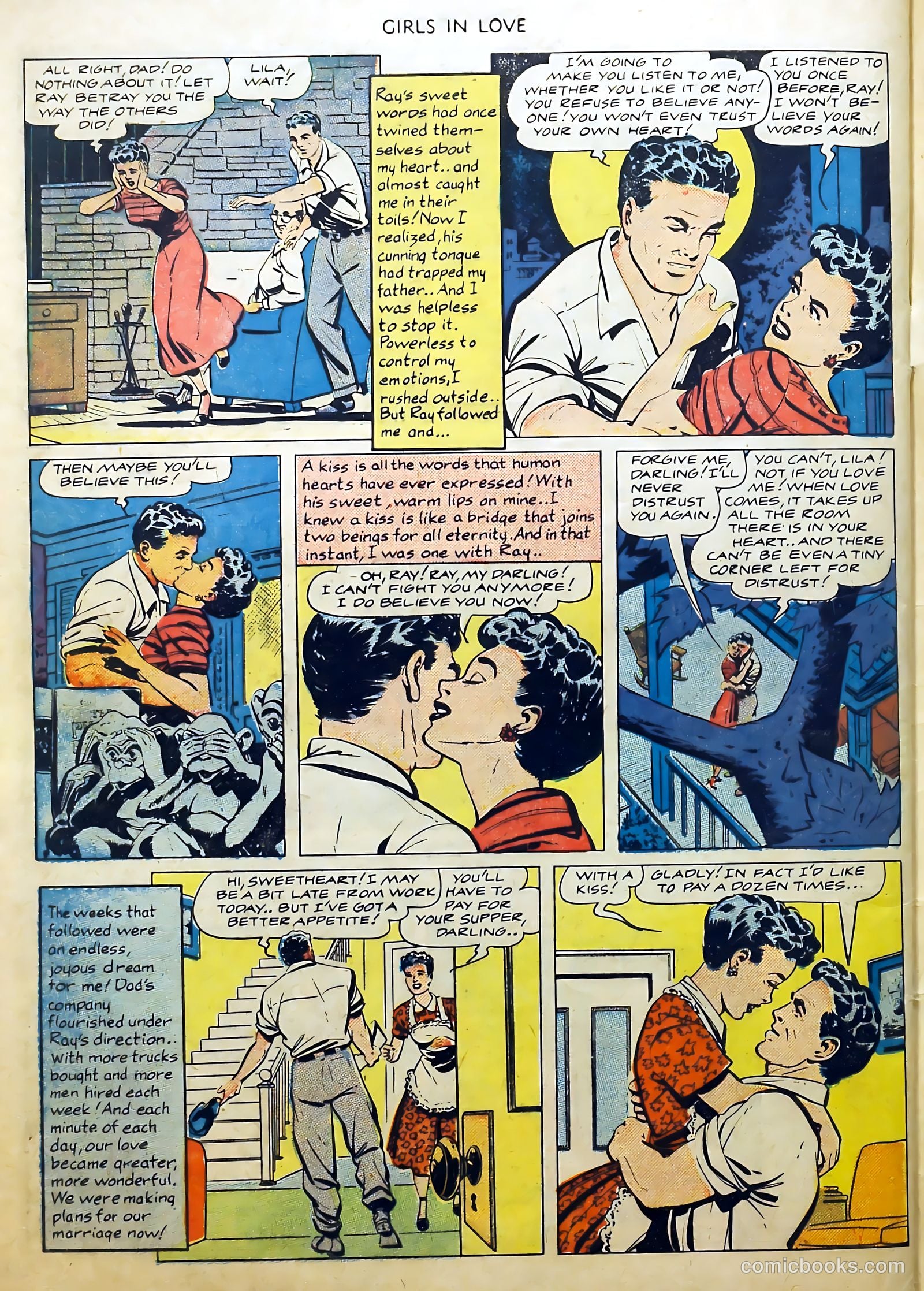 Girls in Love #2 (1950) — page 32 of 36
