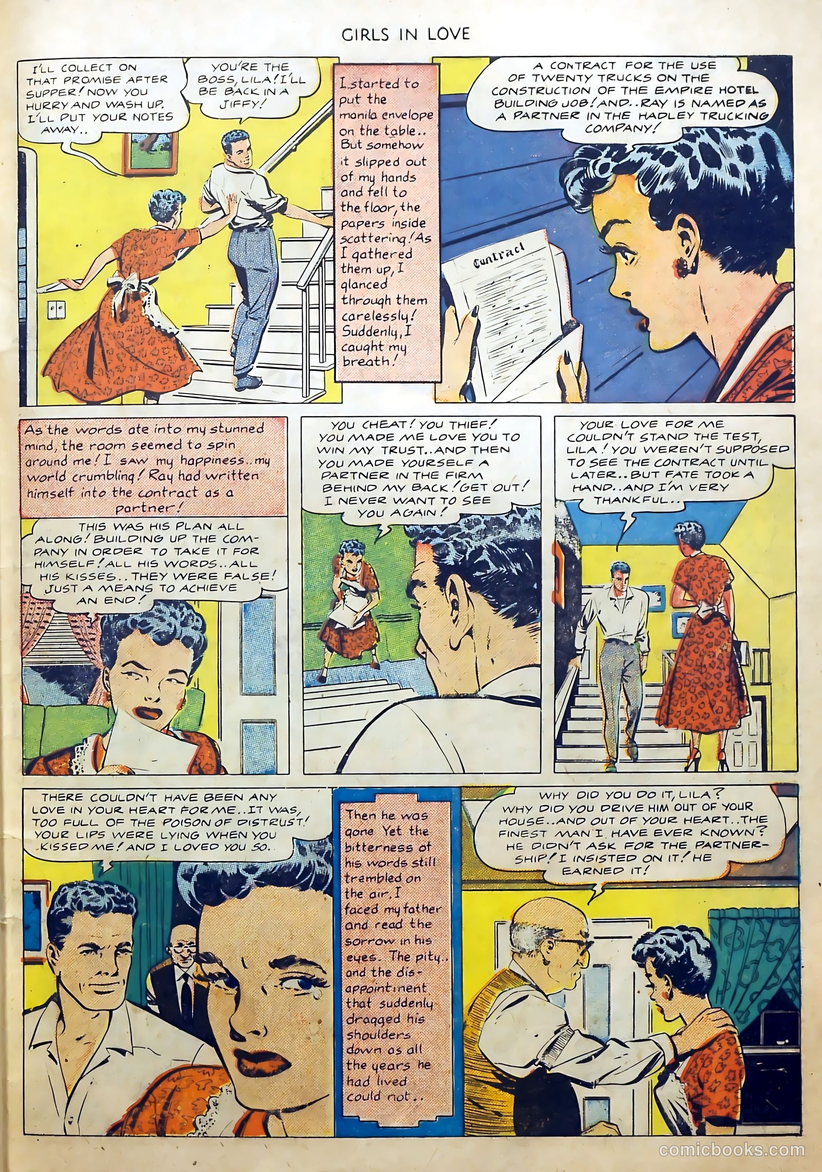 Girls in Love #2 (1950) — page 33 of 36