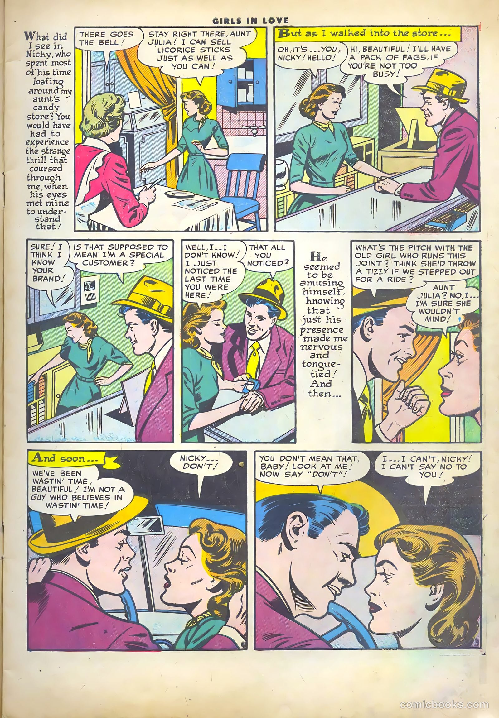 Girls in Love #46 (1955) — page 5 of 36