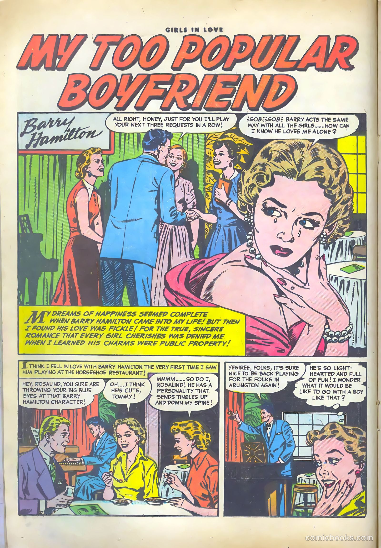 Girls in Love #46 (1955) — page 12 of 36