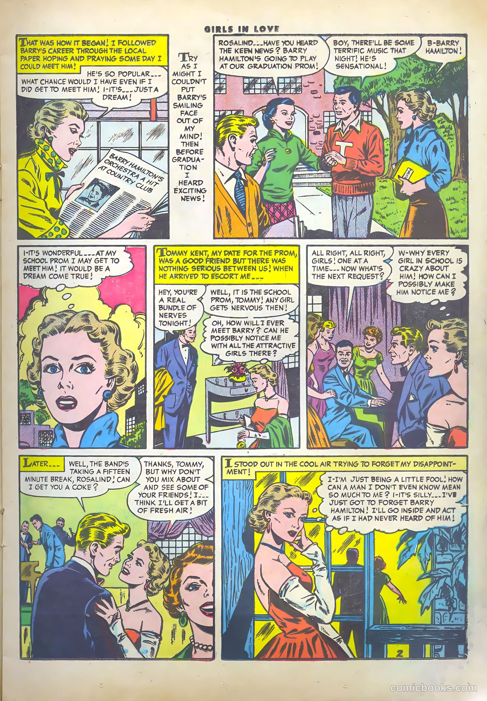 Girls in Love #46 (1955) — page 13 of 36