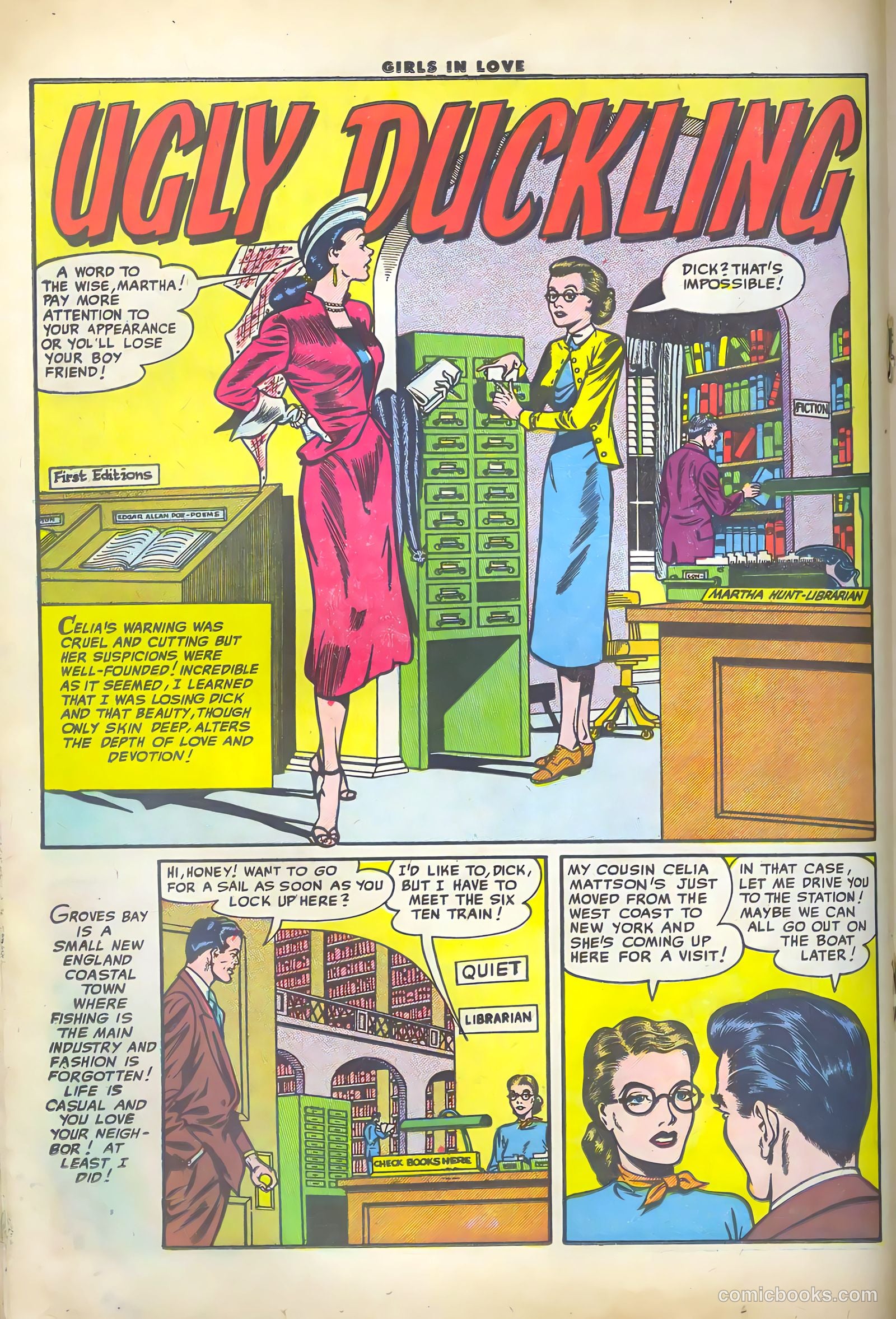 Girls in Love #46 (1955) — page 18 of 36