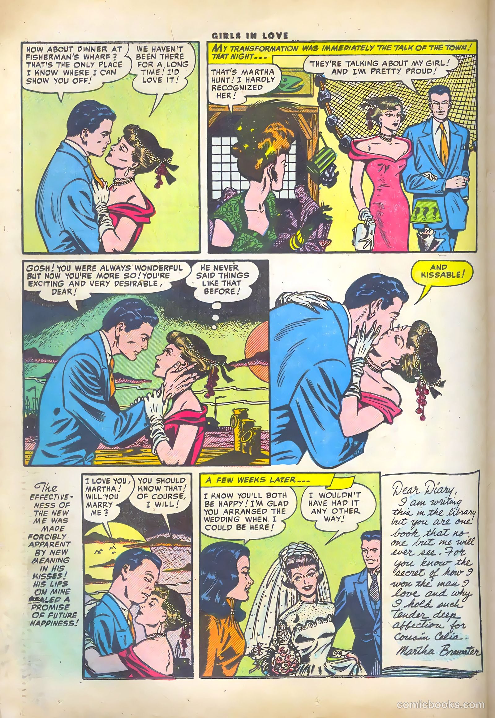 Girls in Love #46 (1955) — page 24 of 36