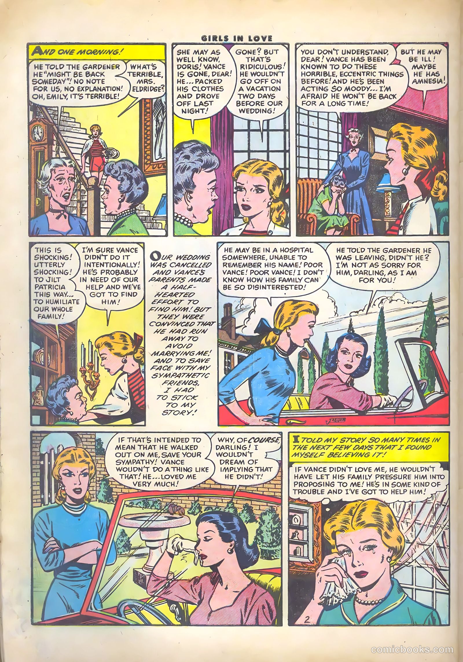 Girls in Love #46 (1955) — page 28 of 36