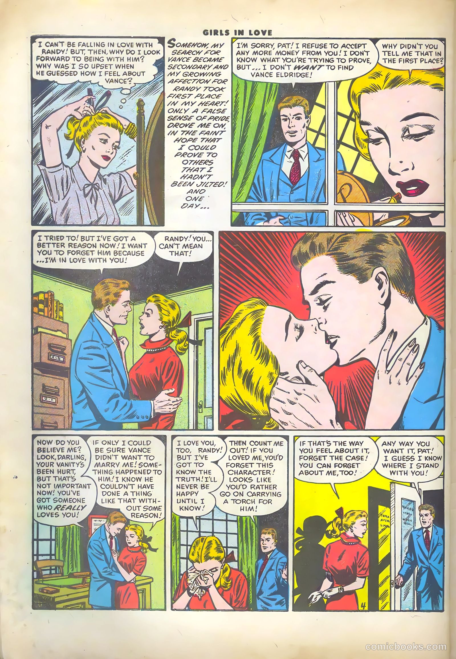 Girls in Love #46 (1955) — page 30 of 36