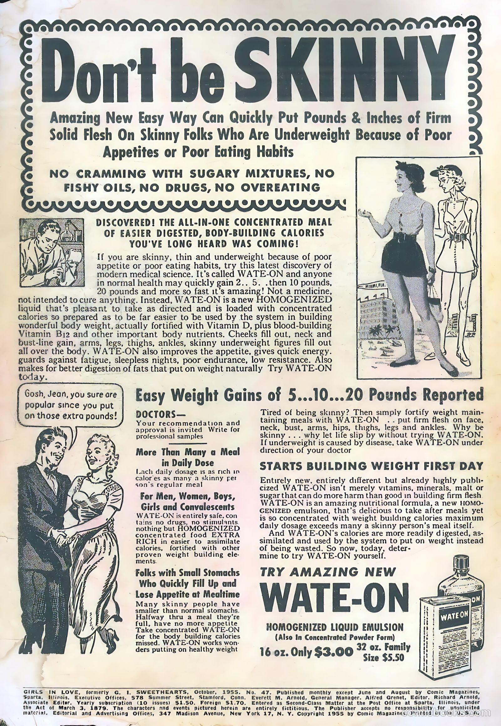 Girls in Love #47 (1955) — page 2 of 37
