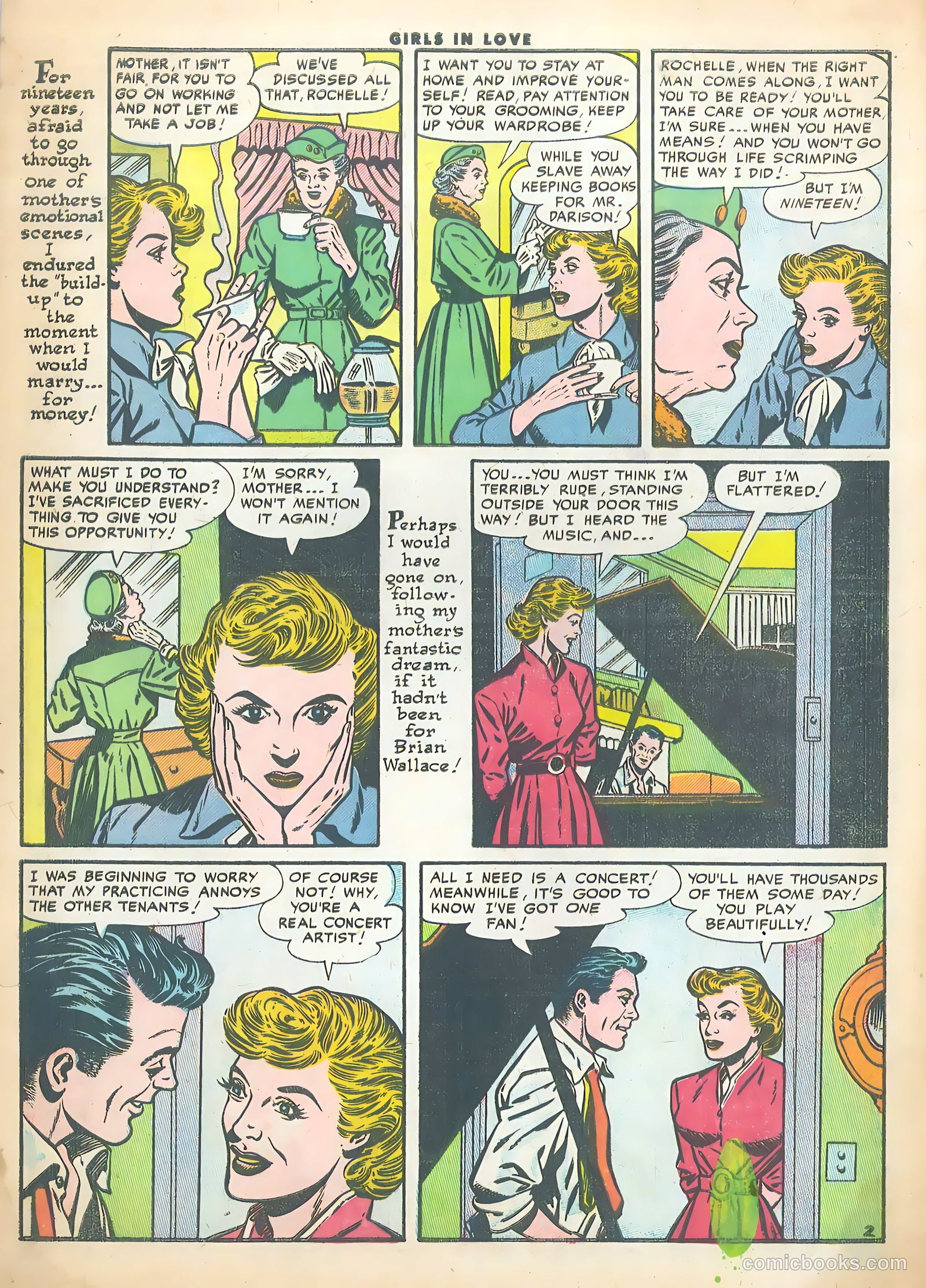 Girls in Love #47 (1955) — page 4 of 37