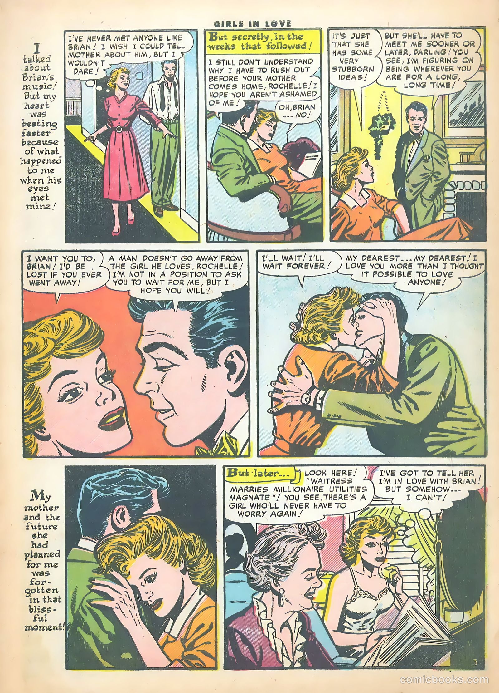 Girls in Love #47 (1955) — page 5 of 37