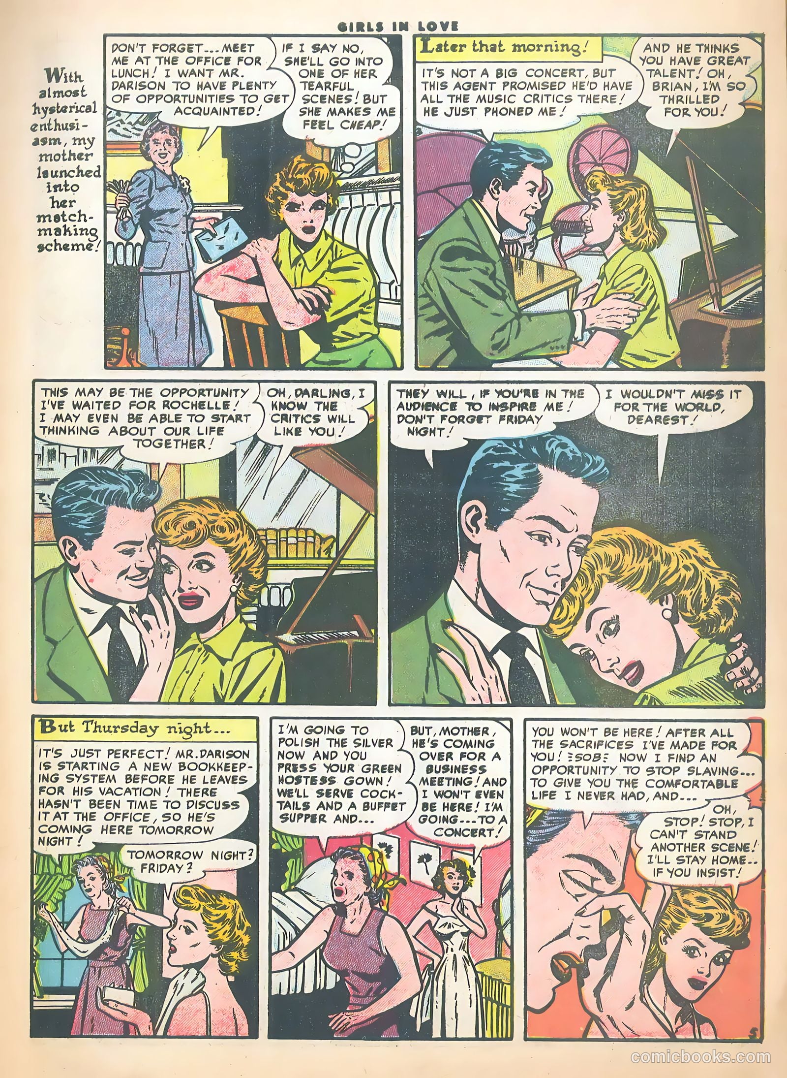 Girls in Love #47 (1955) — page 7 of 37