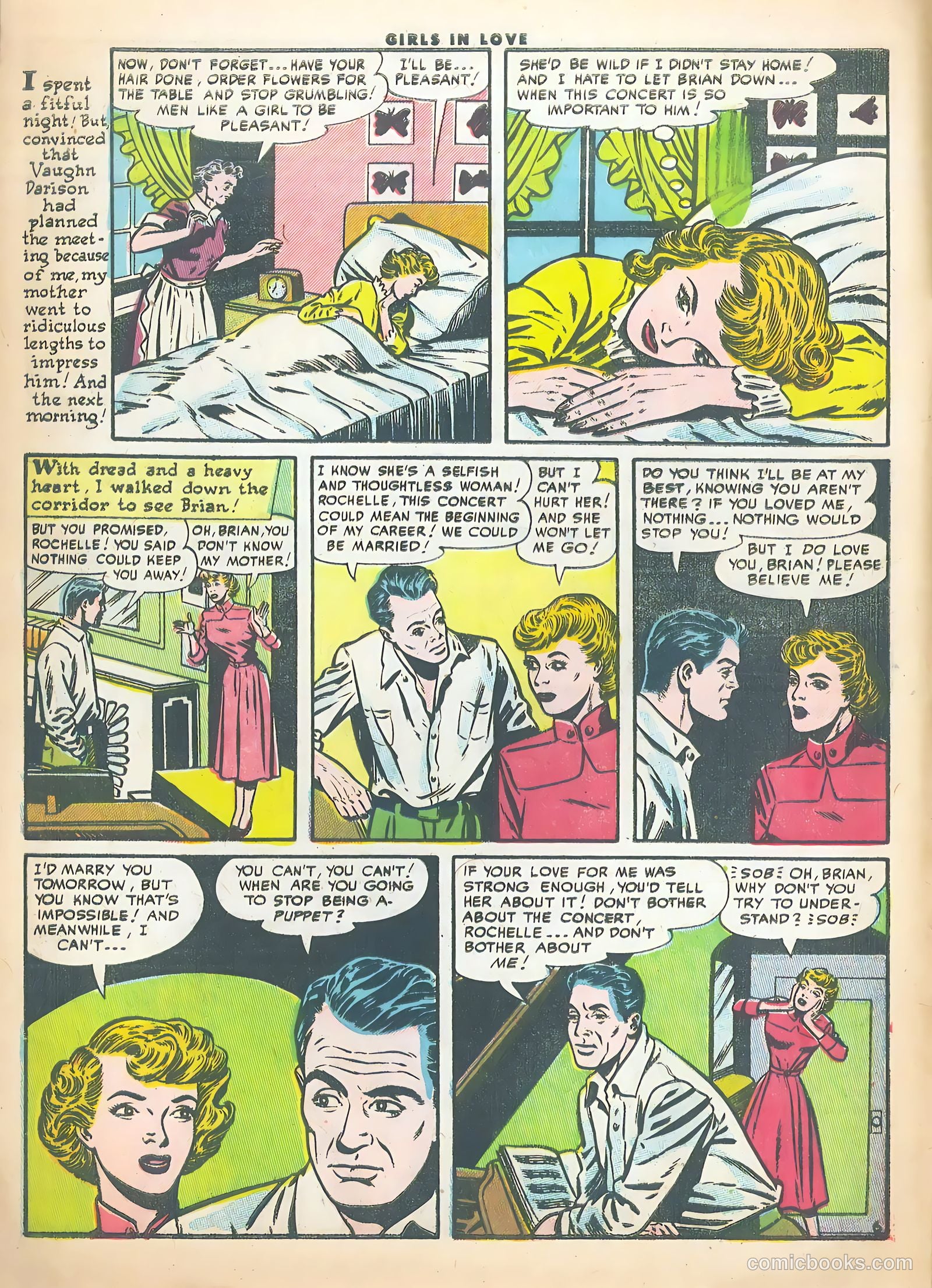Girls in Love #47 (1955) — page 8 of 37