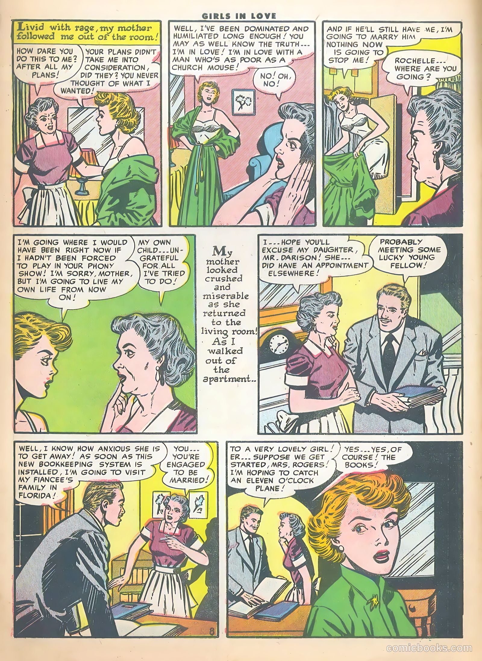 Girls in Love #47 (1955) — page 10 of 37