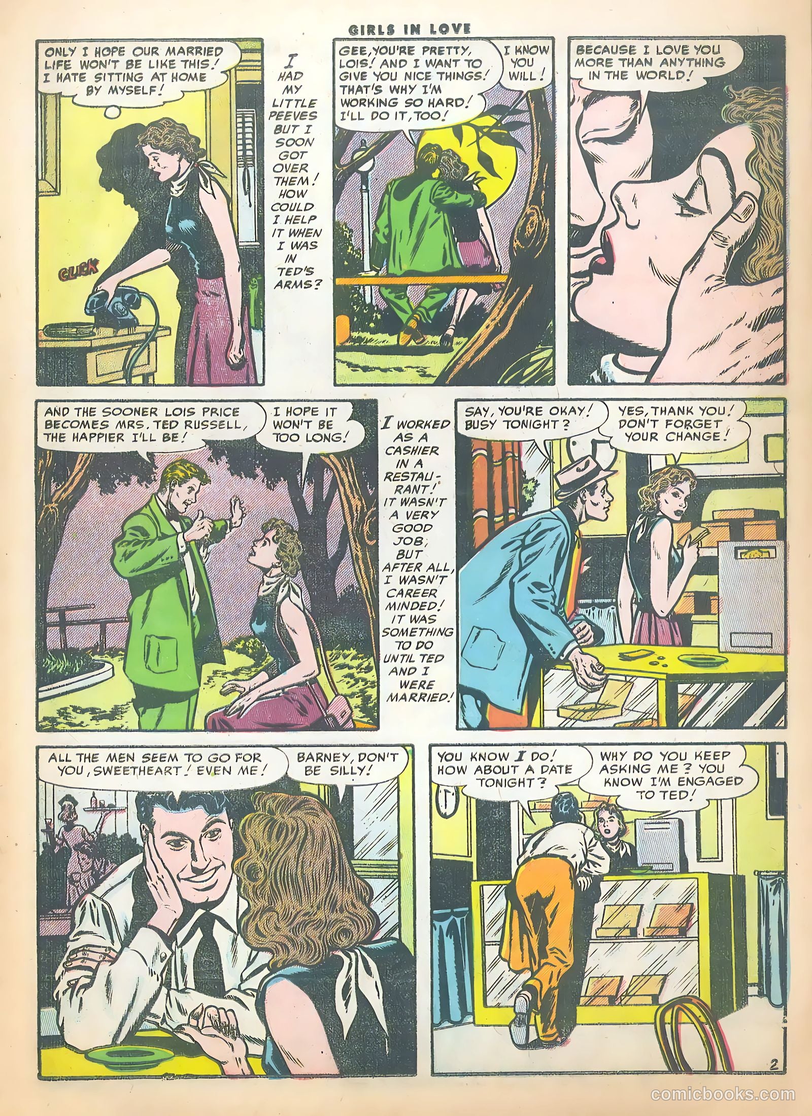 Girls in Love #47 (1955) — page 13 of 37