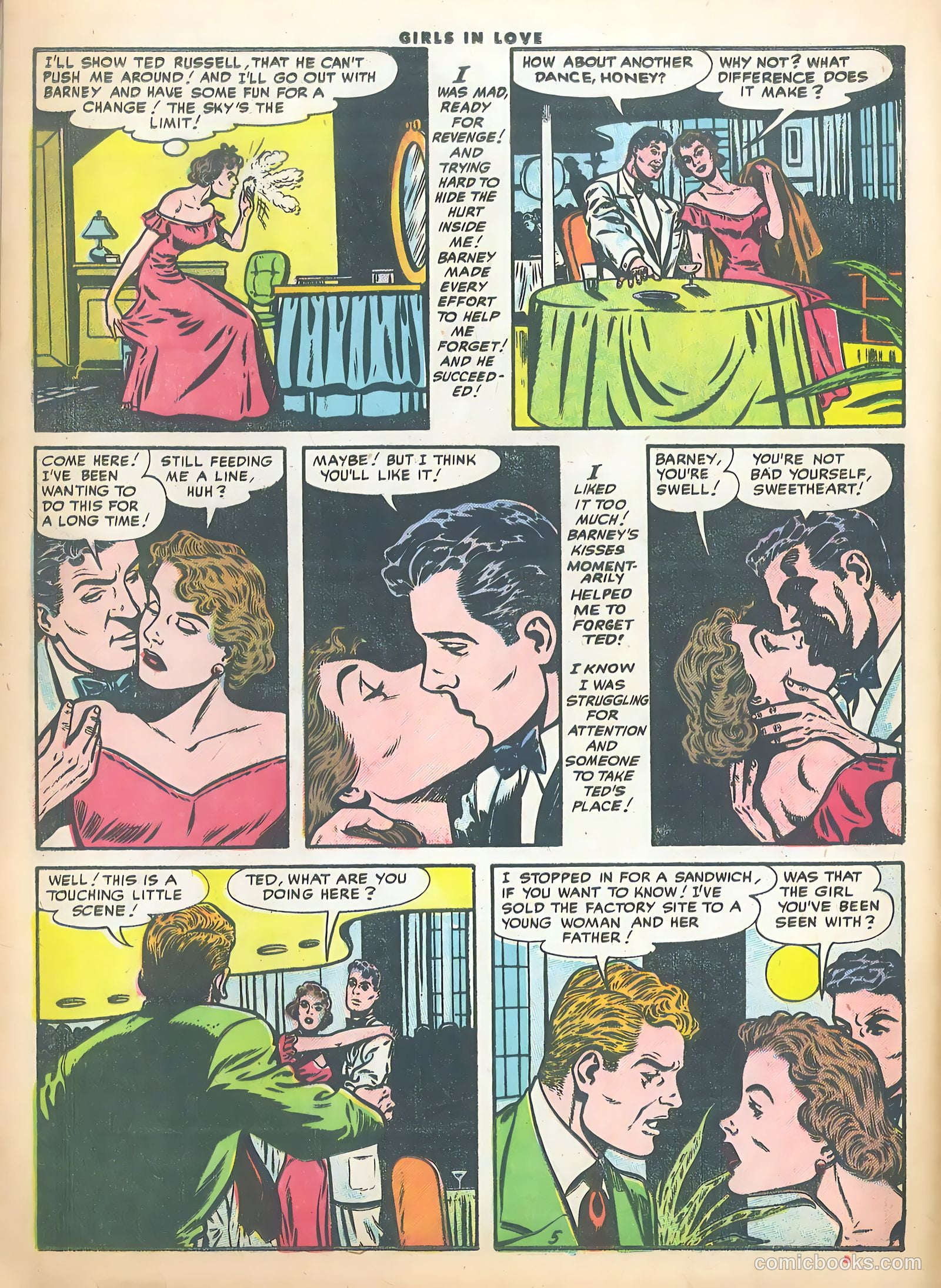 Girls in Love #47 (1955) — page 16 of 37