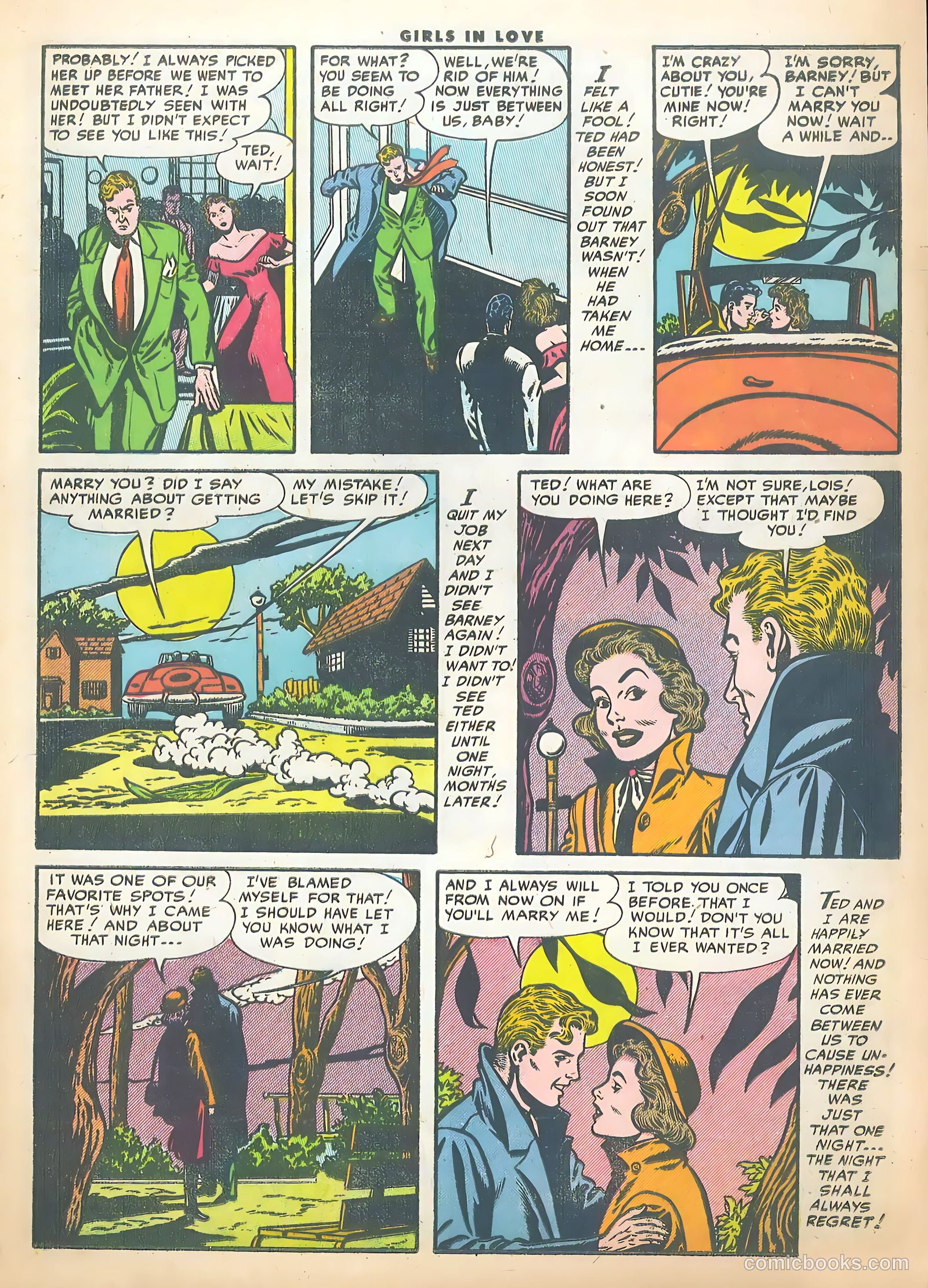Girls in Love #47 (1955) — page 17 of 37