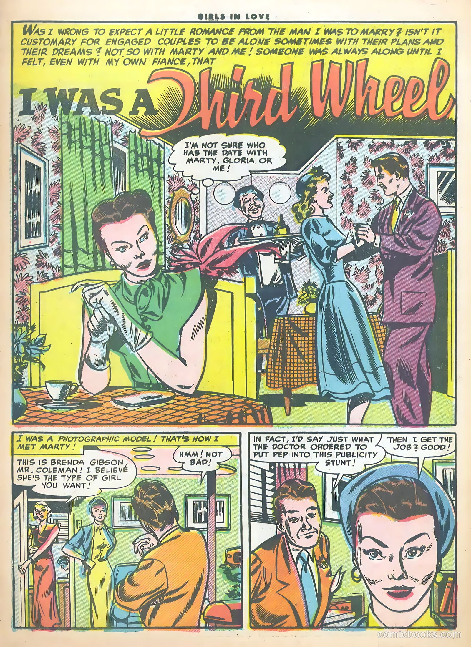 Girls in Love #47 (1955) — page 18 of 37