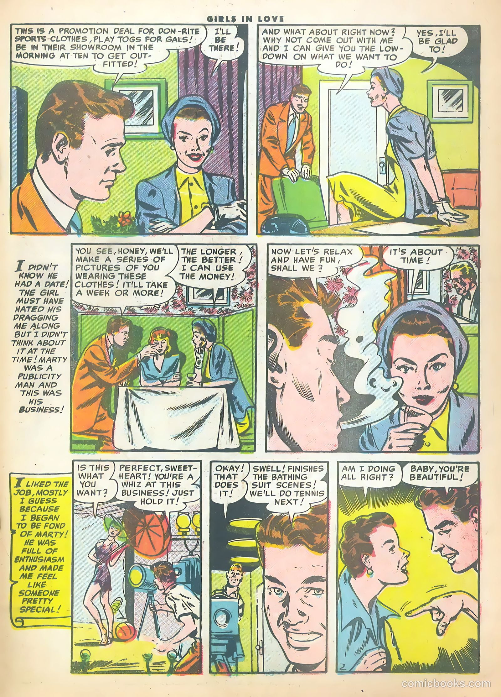 Girls in Love #47 (1955) — page 19 of 37