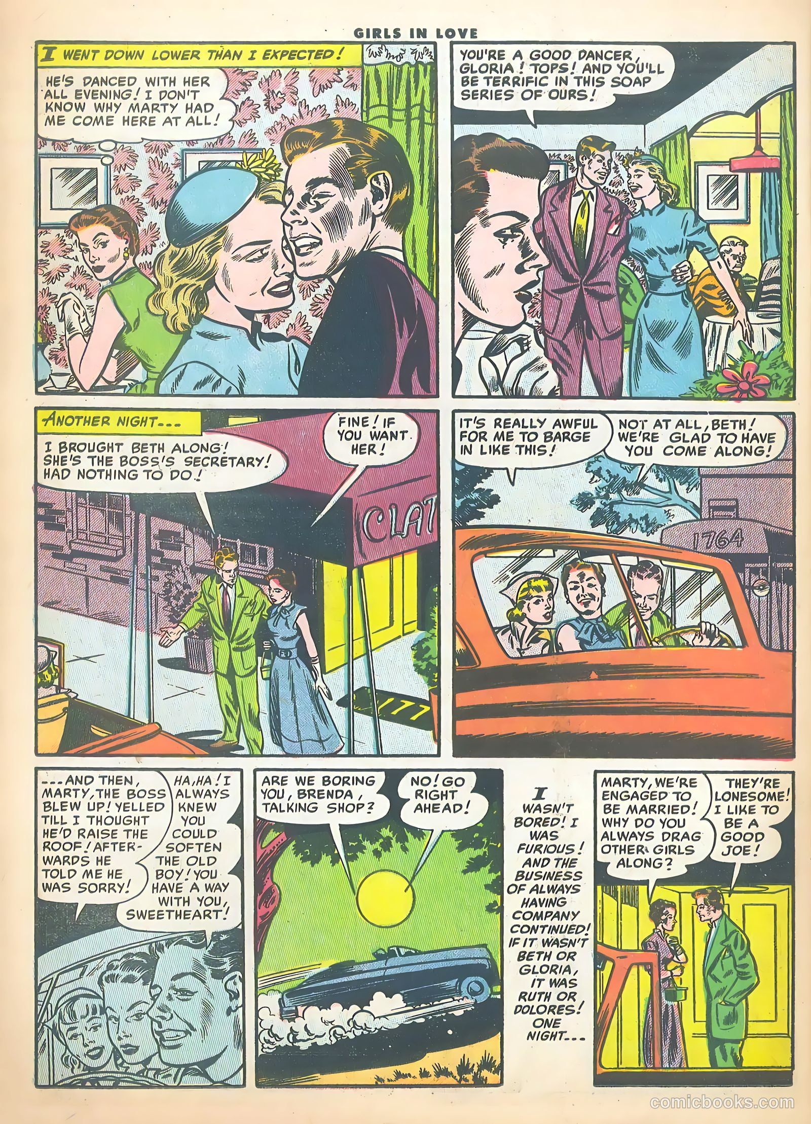 Girls in Love #47 (1955) — page 22 of 37