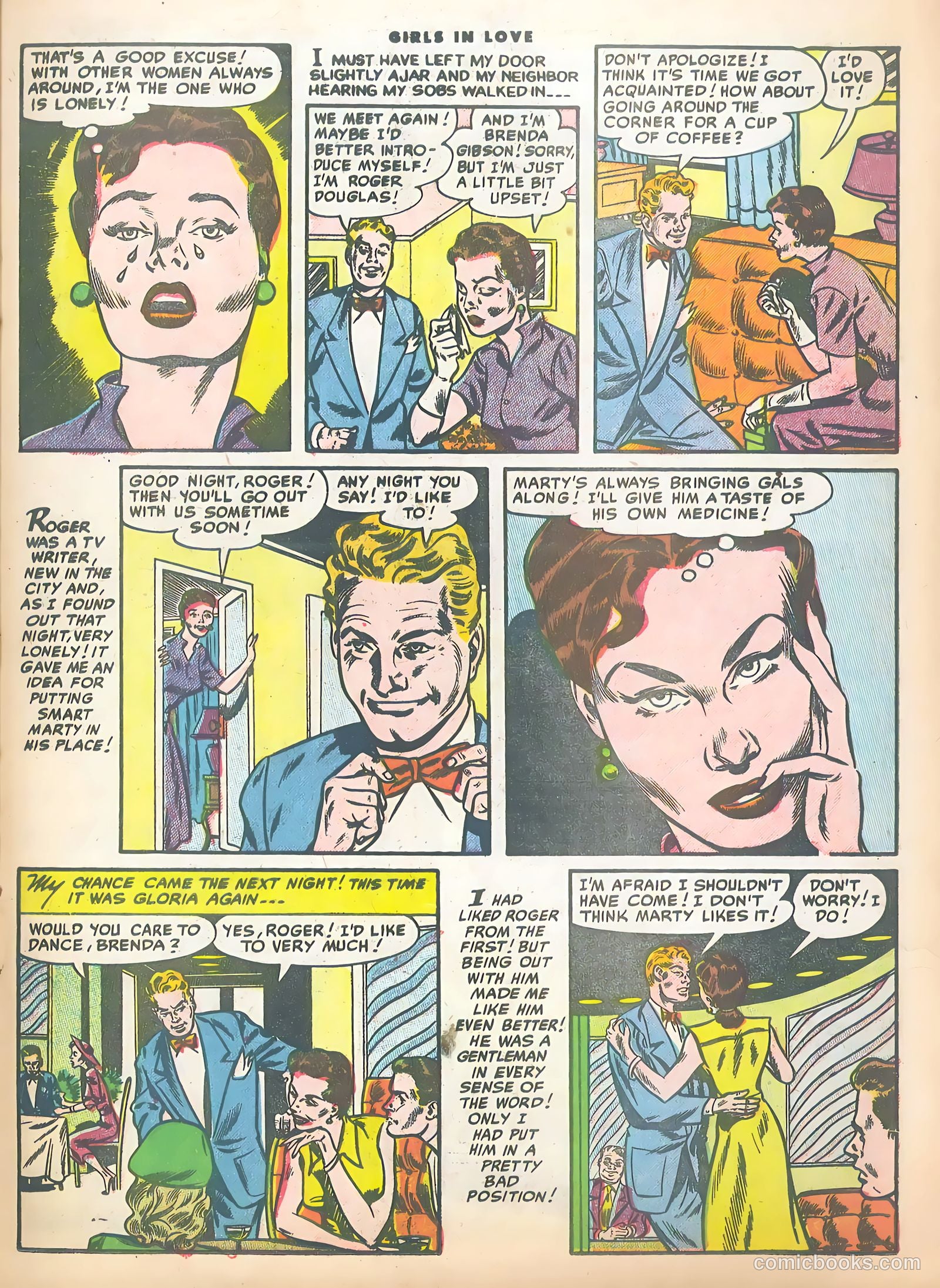 Girls in Love #47 (1955) — page 23 of 37