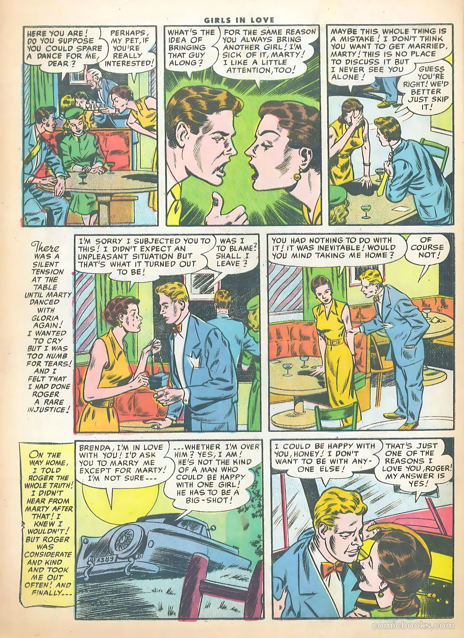 Girls in Love #47 (1955) — page 24 of 37