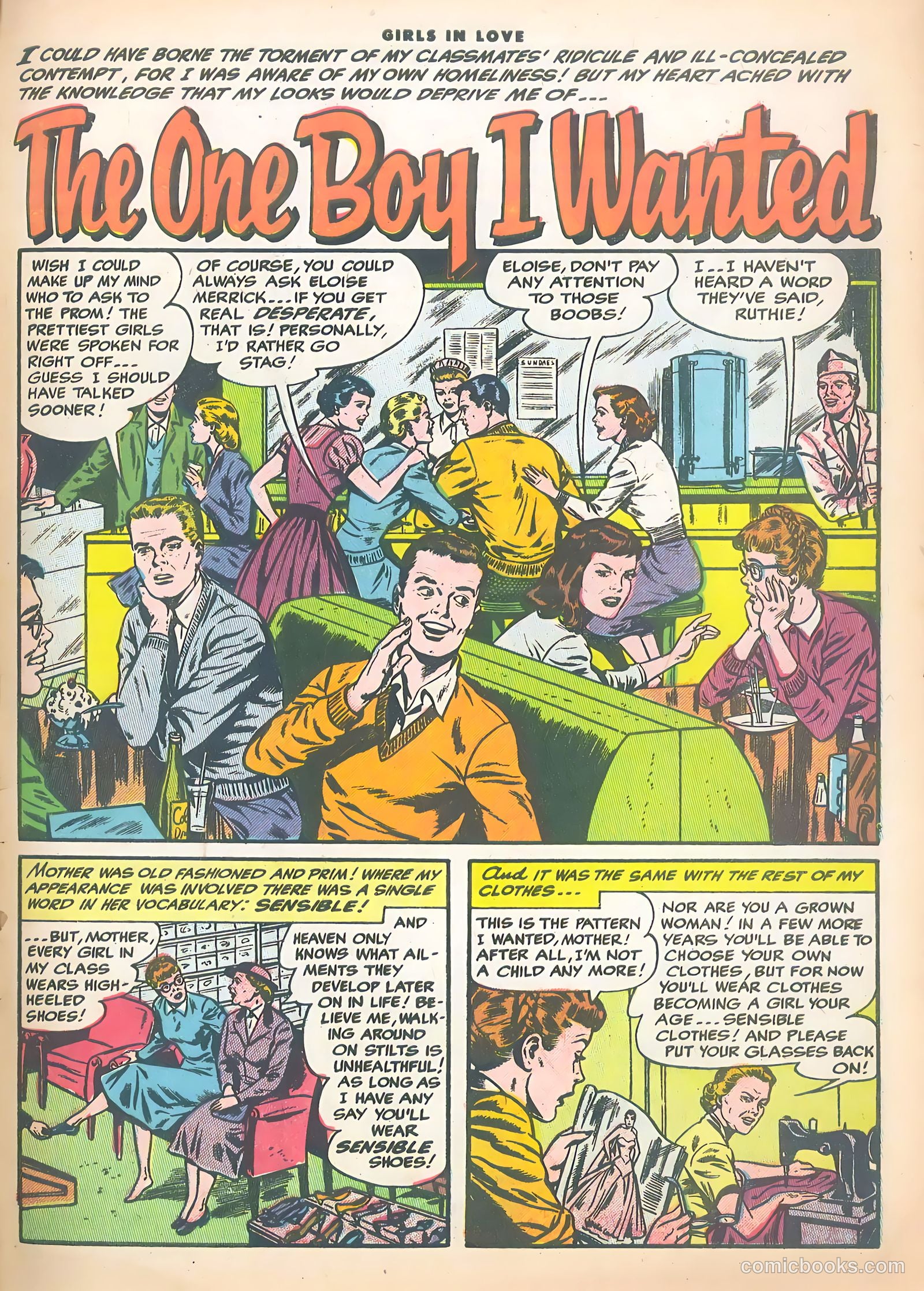 Girls in Love #47 (1955) — page 27 of 37