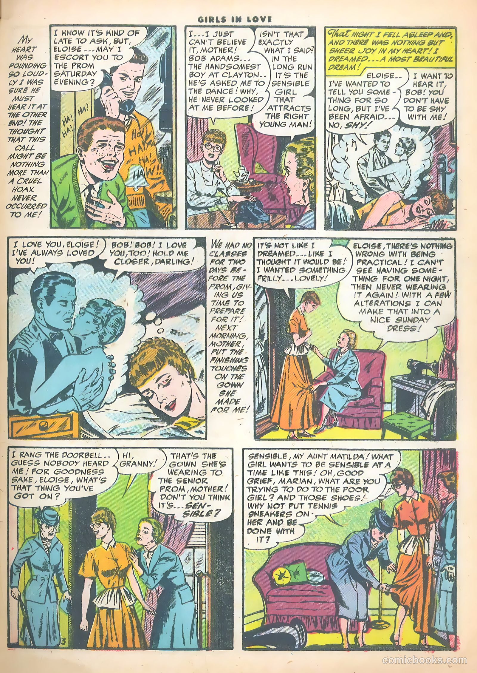 Girls in Love #47 (1955) — page 29 of 37