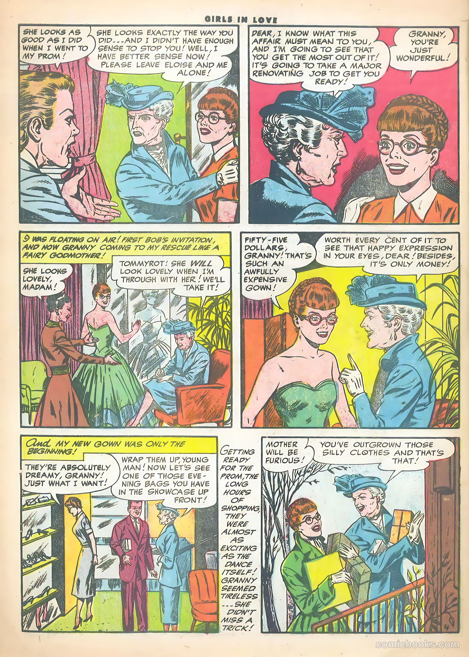 Girls in Love #47 (1955) — page 30 of 37