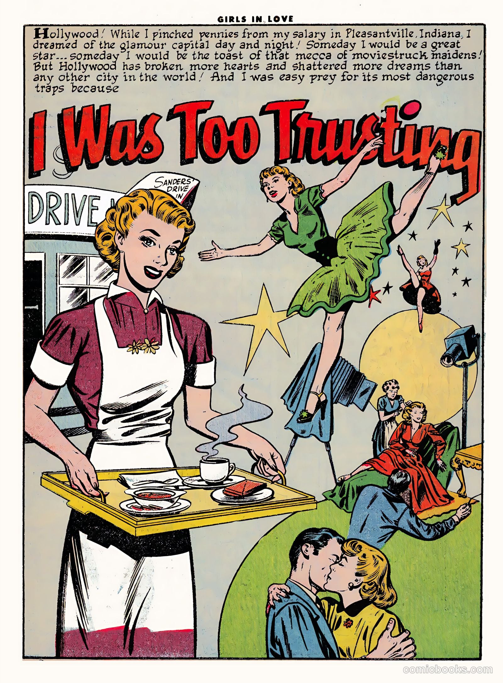 Girls in Love #48 (1955) — page 3 of 36