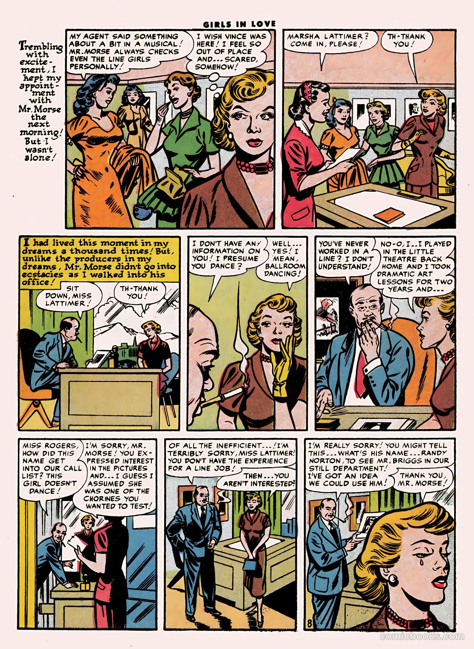 Girls in Love #48 (1955) — page 10 of 36
