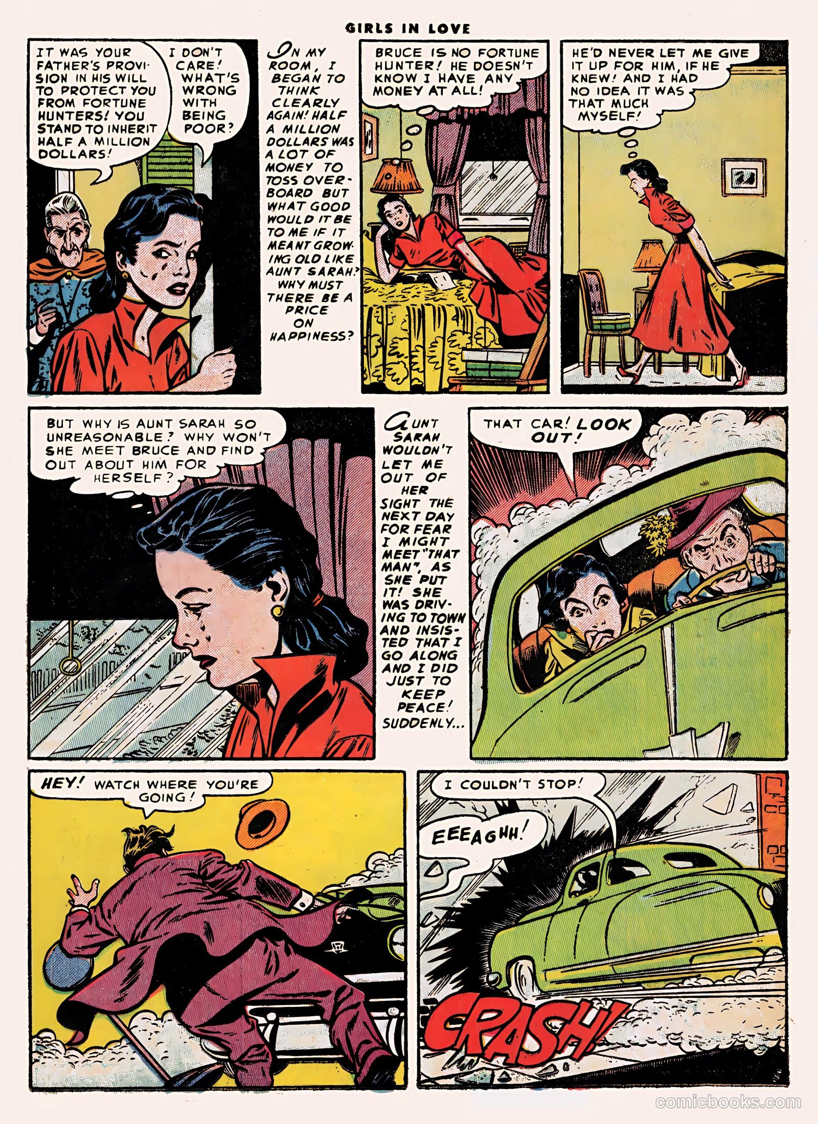 Girls in Love #48 (1955) — page 16 of 36