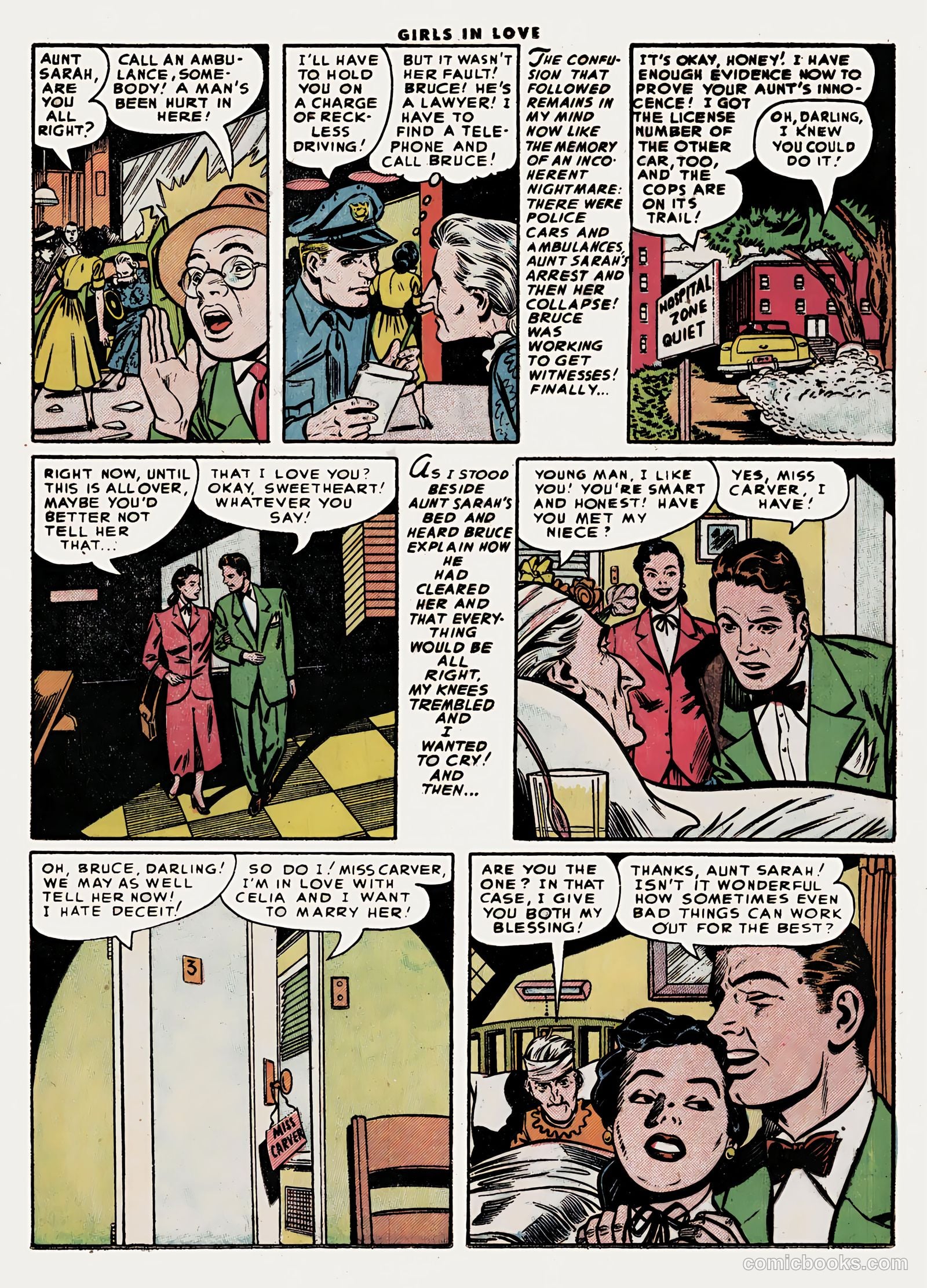 Girls in Love #48 (1955) — page 17 of 36