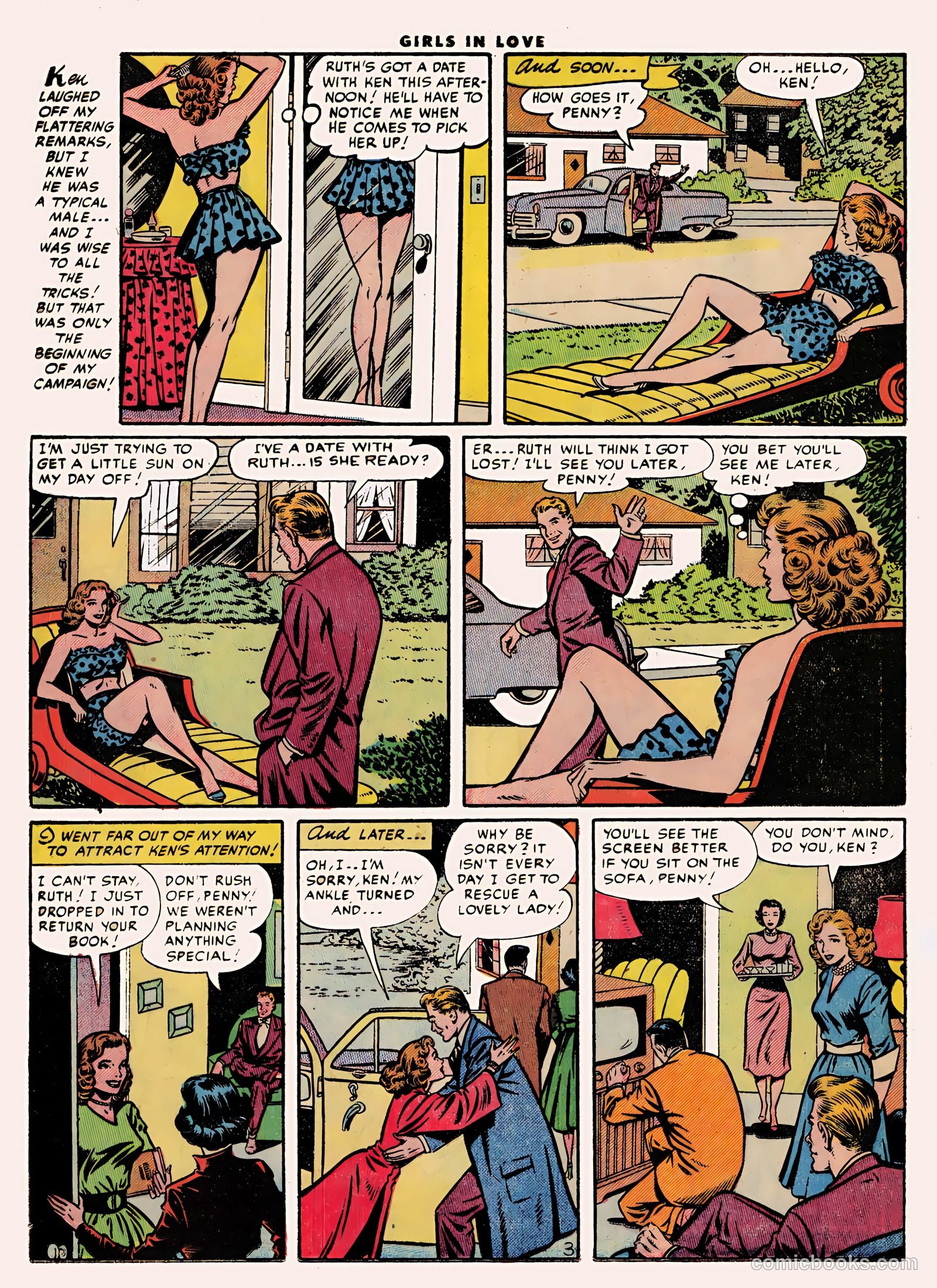 Girls in Love #48 (1955) — page 20 of 36