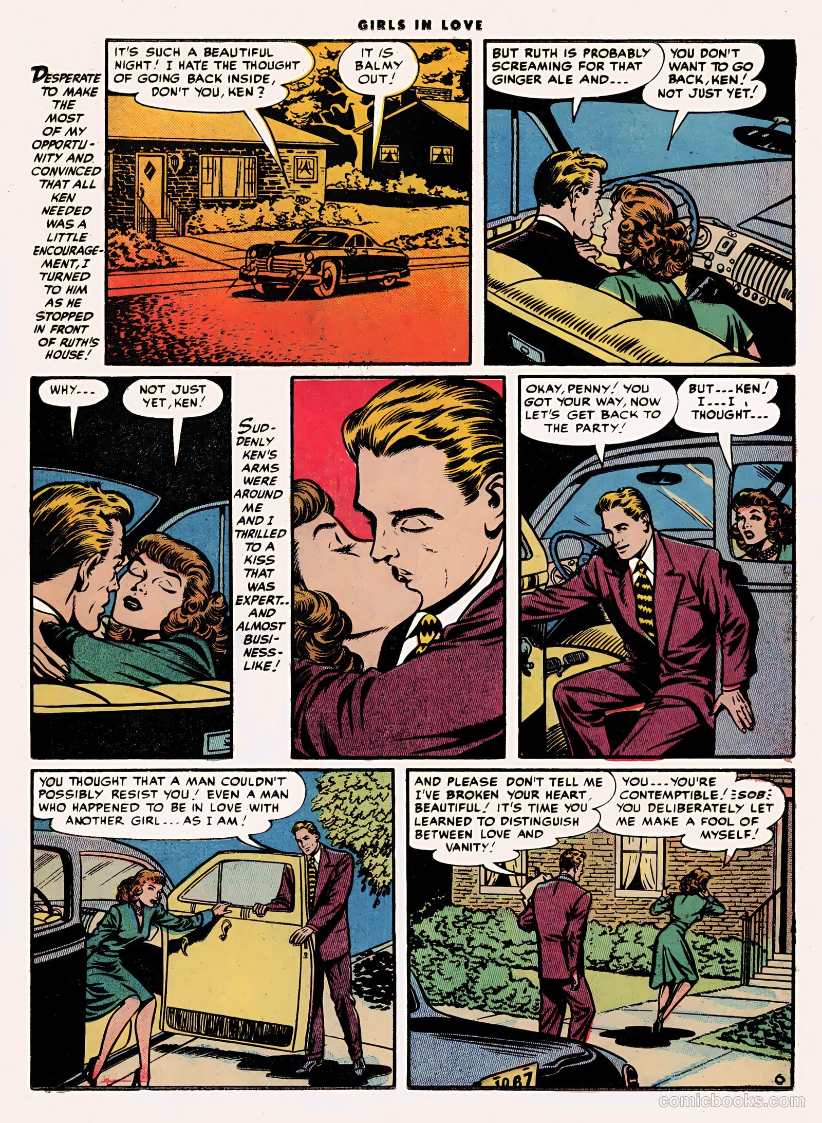 Girls in Love #48 (1955) — page 23 of 36