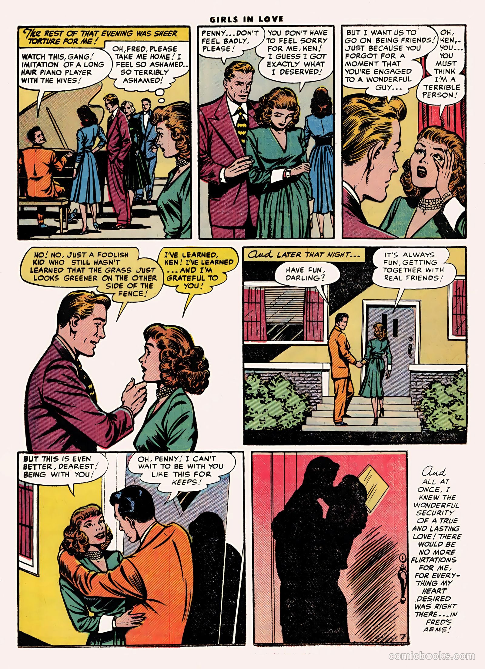 Girls in Love #48 (1955) — page 24 of 36