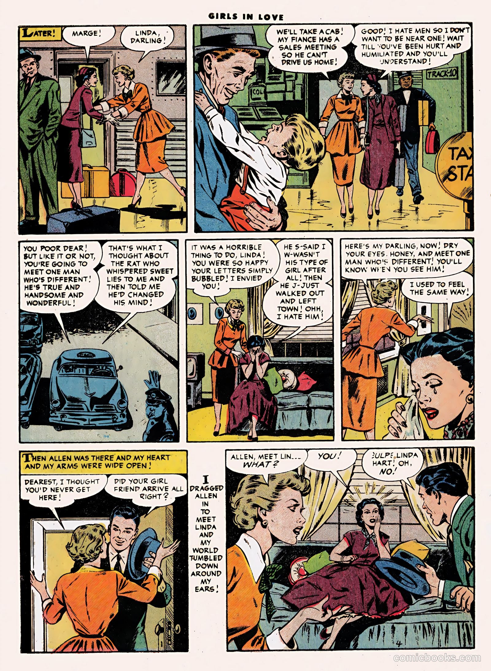 Girls in Love #48 (1955) — page 30 of 36