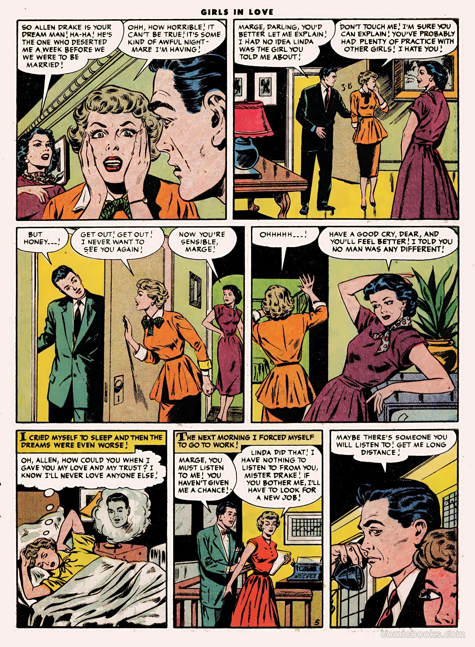 Girls in Love #48 (1955) — page 31 of 36