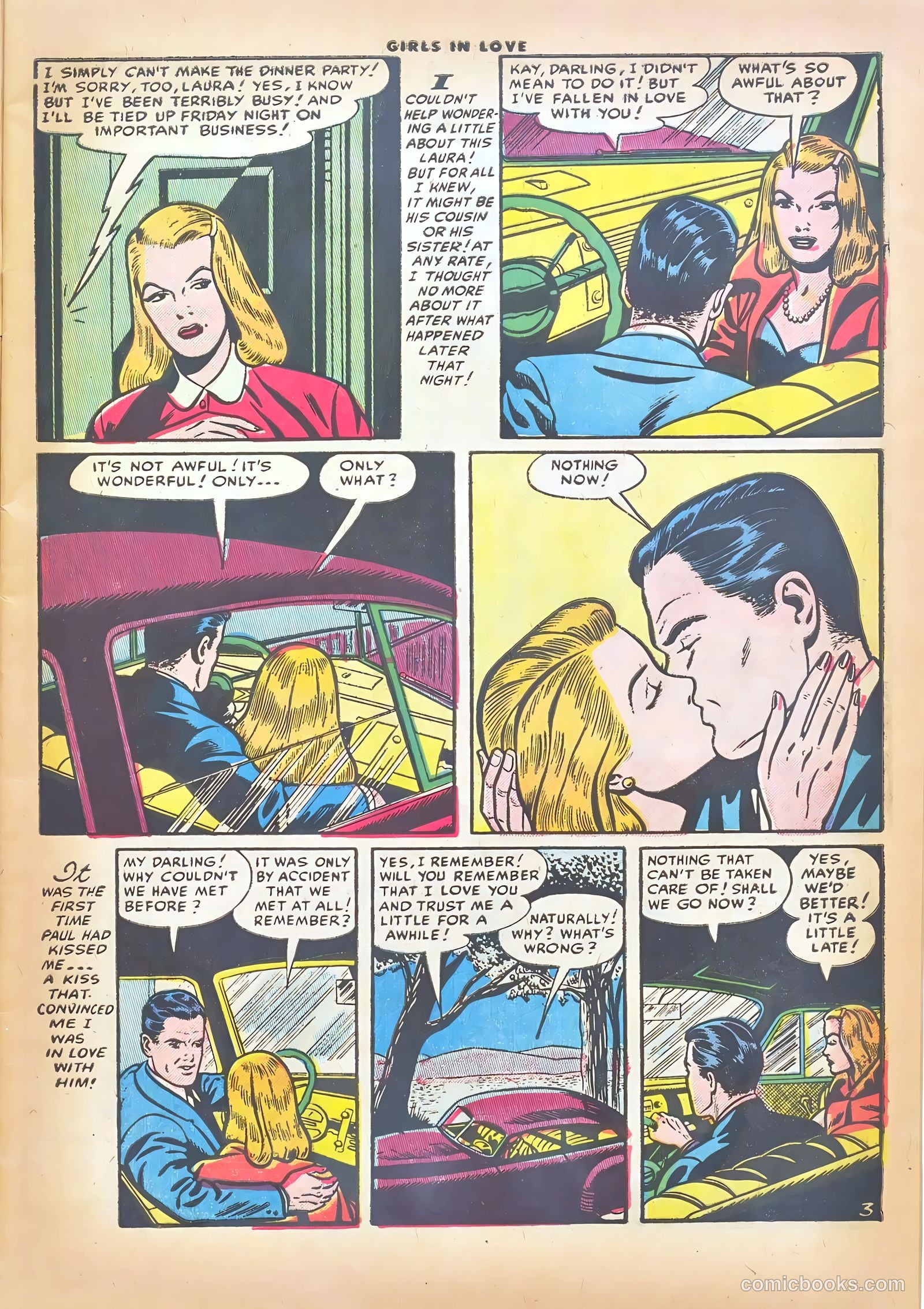 Girls in Love #49 (1955) — page 5 of 36