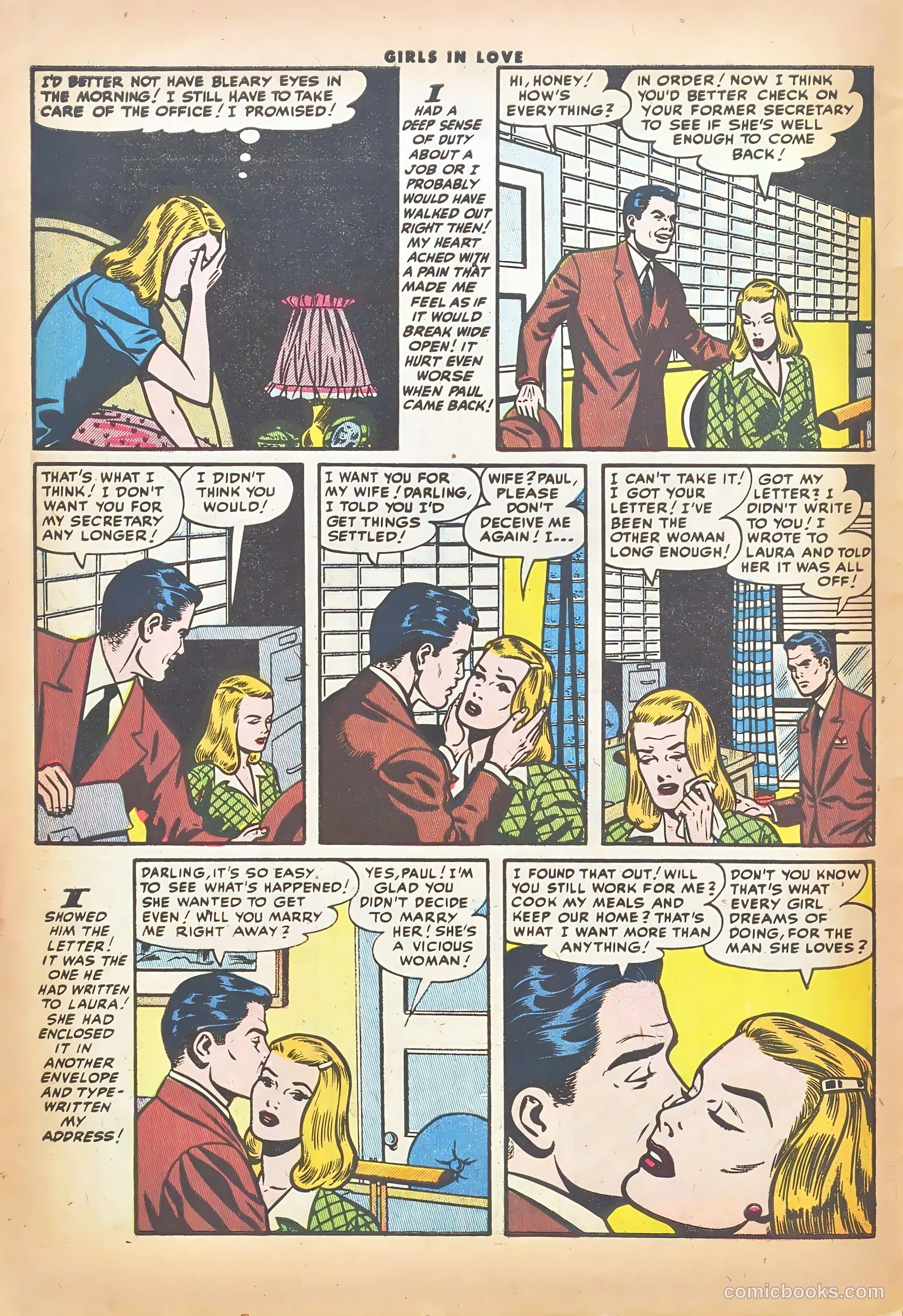 Girls in Love #49 (1955) — page 10 of 36