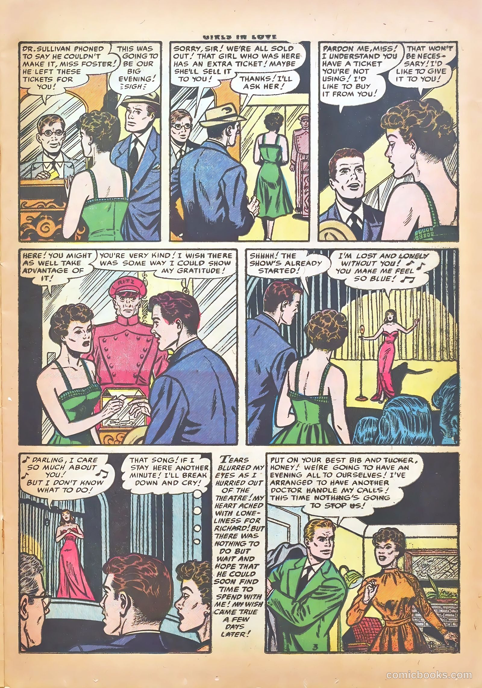 Girls in Love #49 (1955) — page 13 of 36