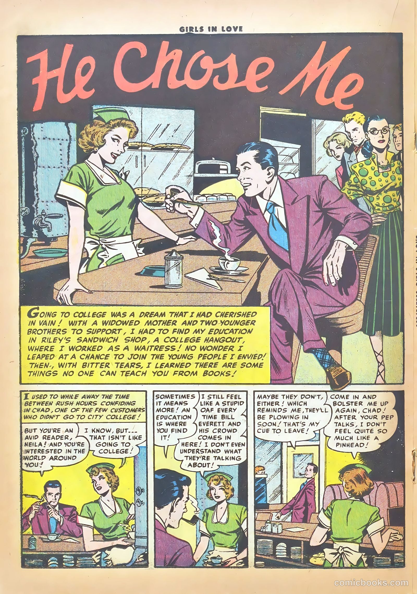 Girls in Love #49 (1955) — page 18 of 36