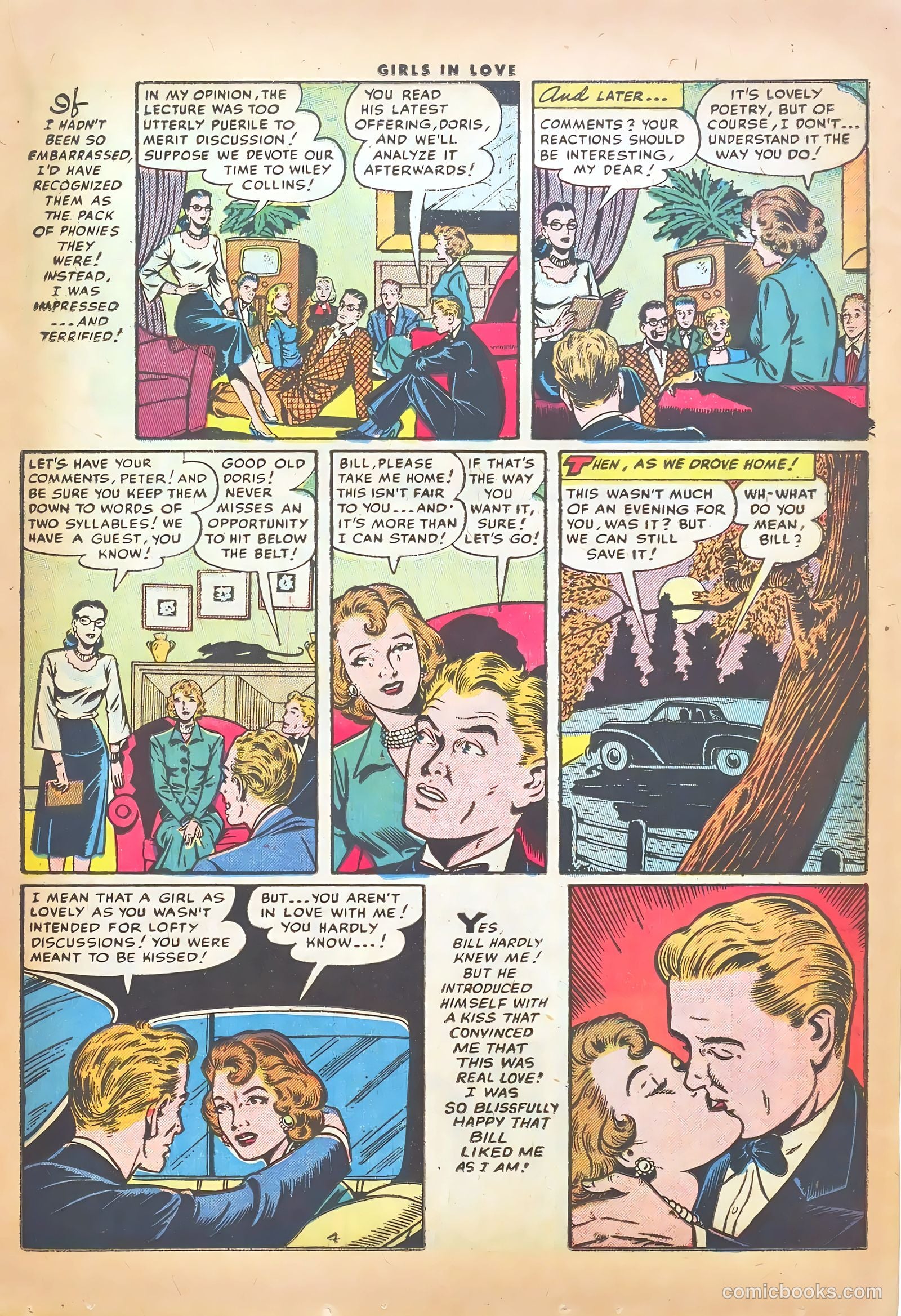 Girls in Love #49 (1955) — page 21 of 36