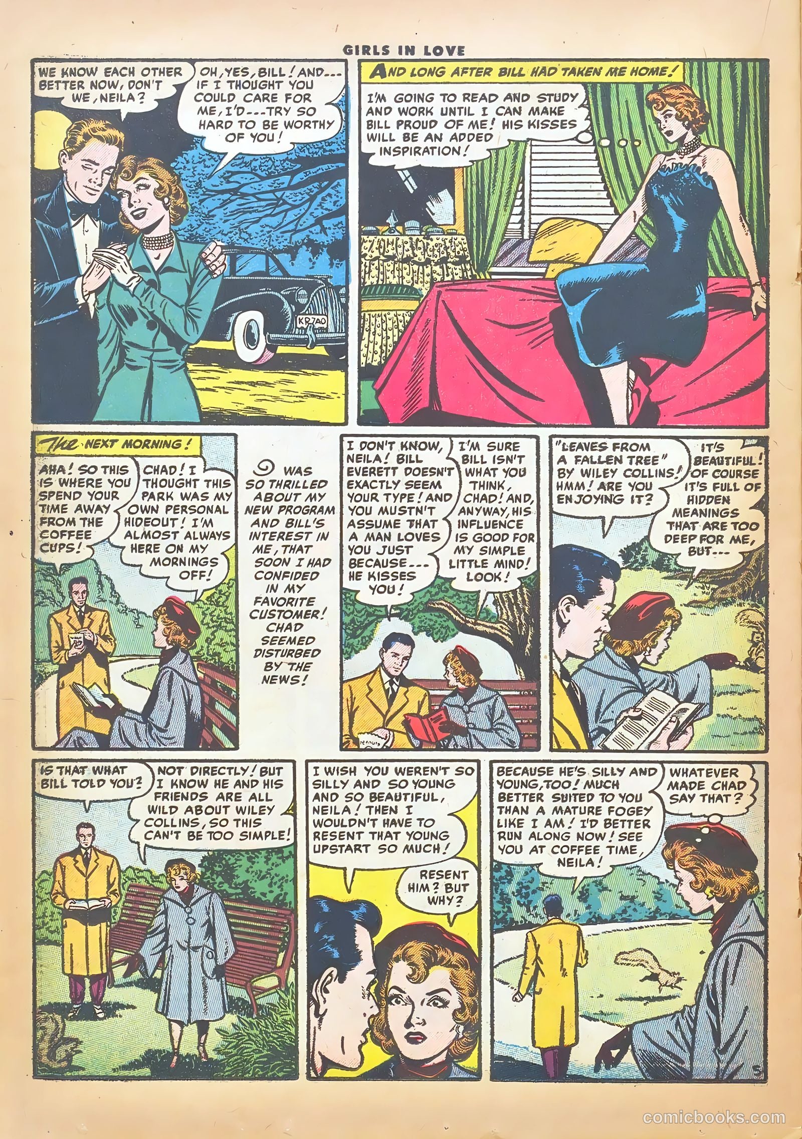 Girls in Love #49 (1955) — page 22 of 36