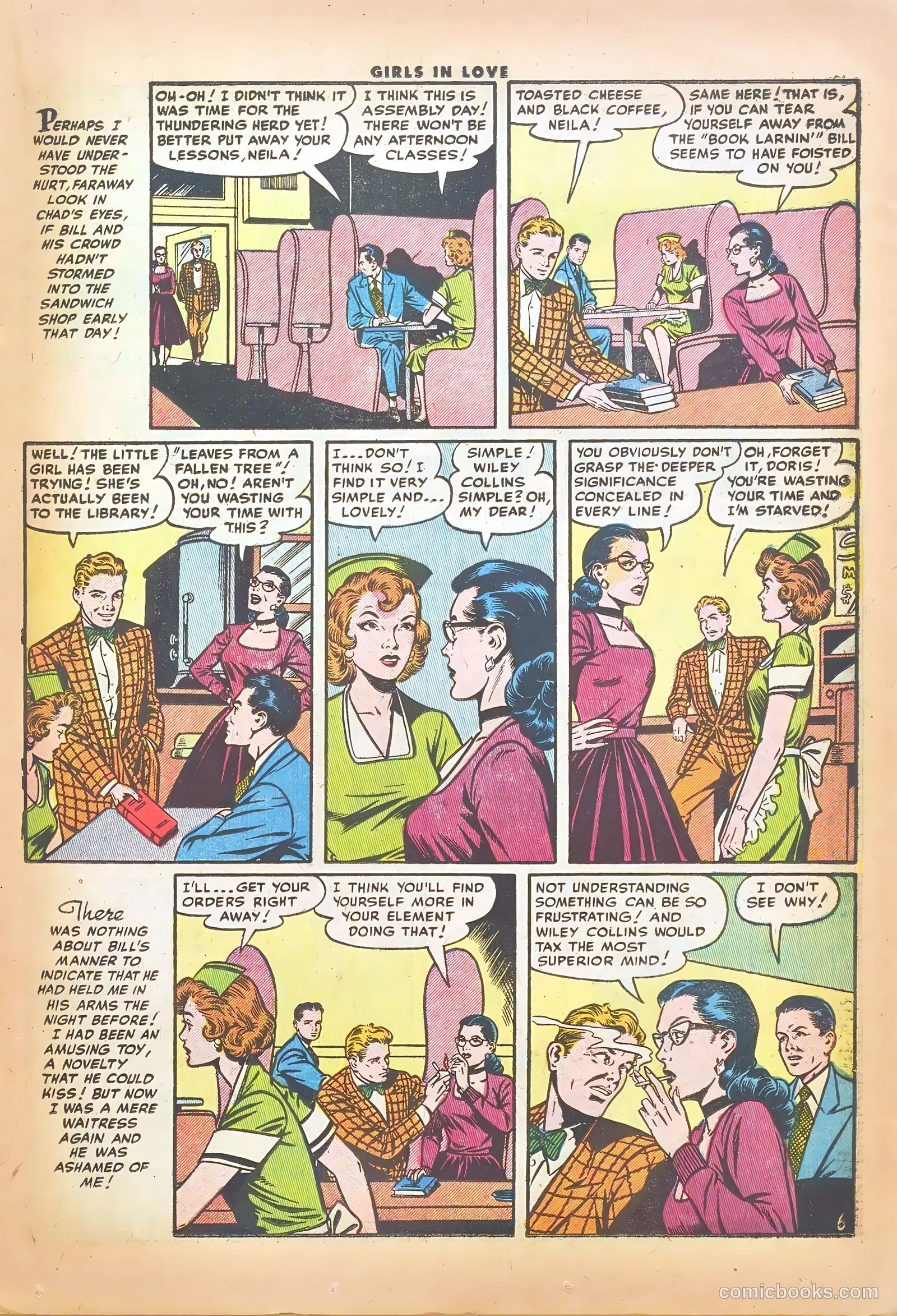 Girls in Love #49 (1955) — page 23 of 36