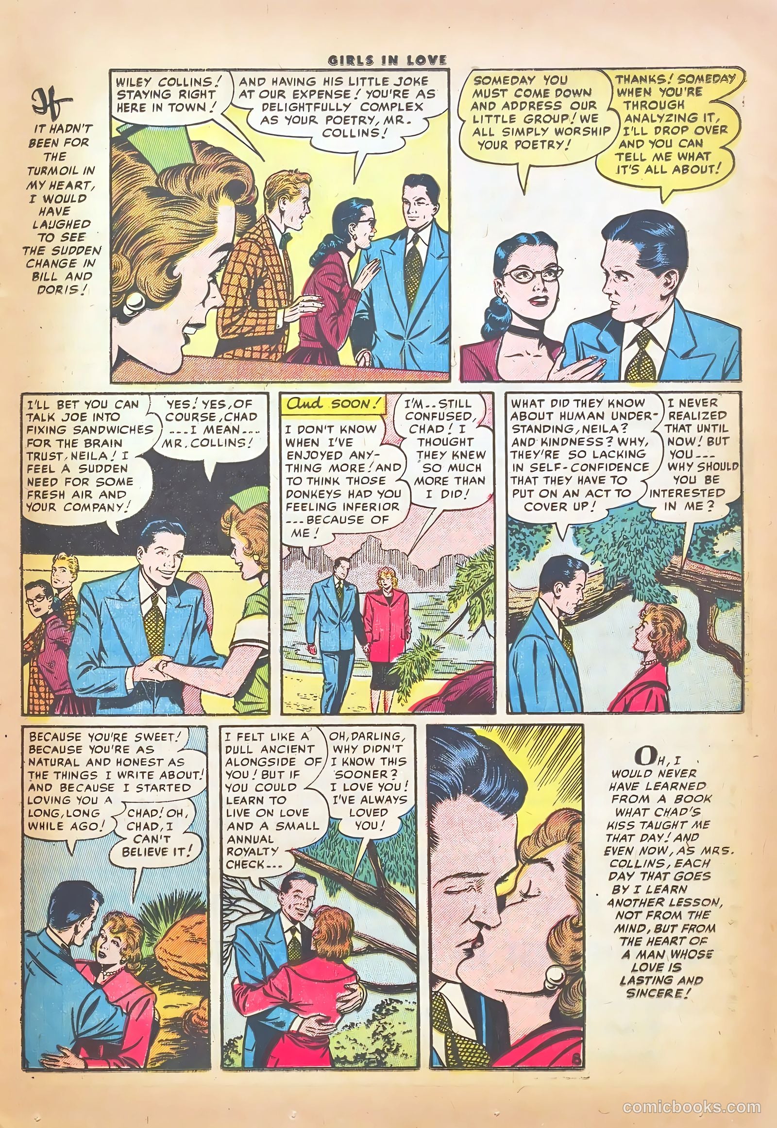 Girls in Love #49 (1955) — page 25 of 36
